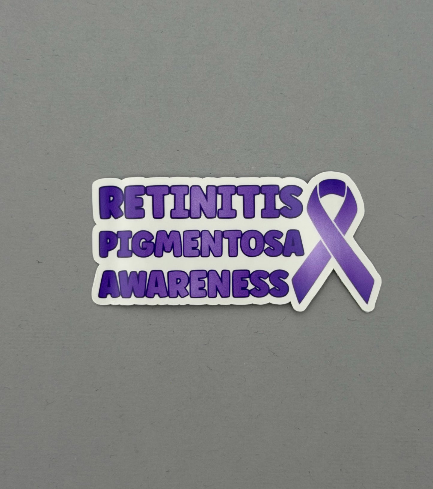 Retinitis Pigmentosa Awareness with Ribbon Sticker