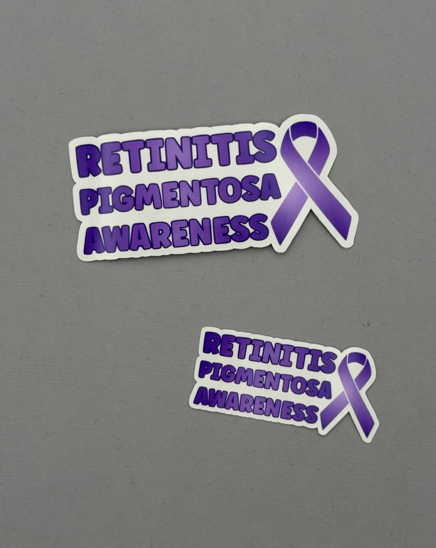 Retinitis Pigmentosa Awareness with Ribbon Sticker