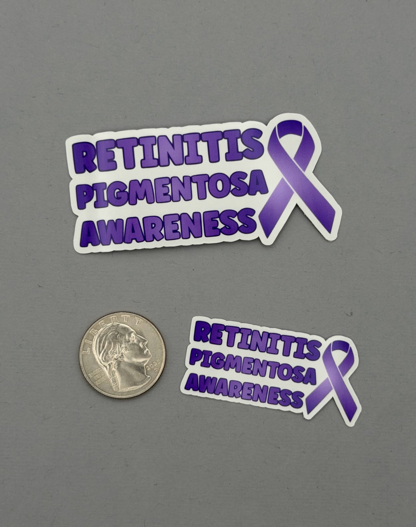 Retinitis Pigmentosa Awareness with Ribbon Sticker