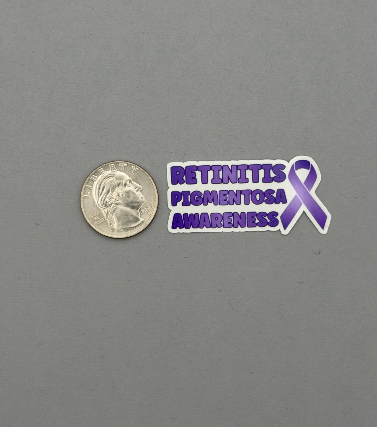 Retinitis Pigmentosa Awareness with Ribbon Sticker