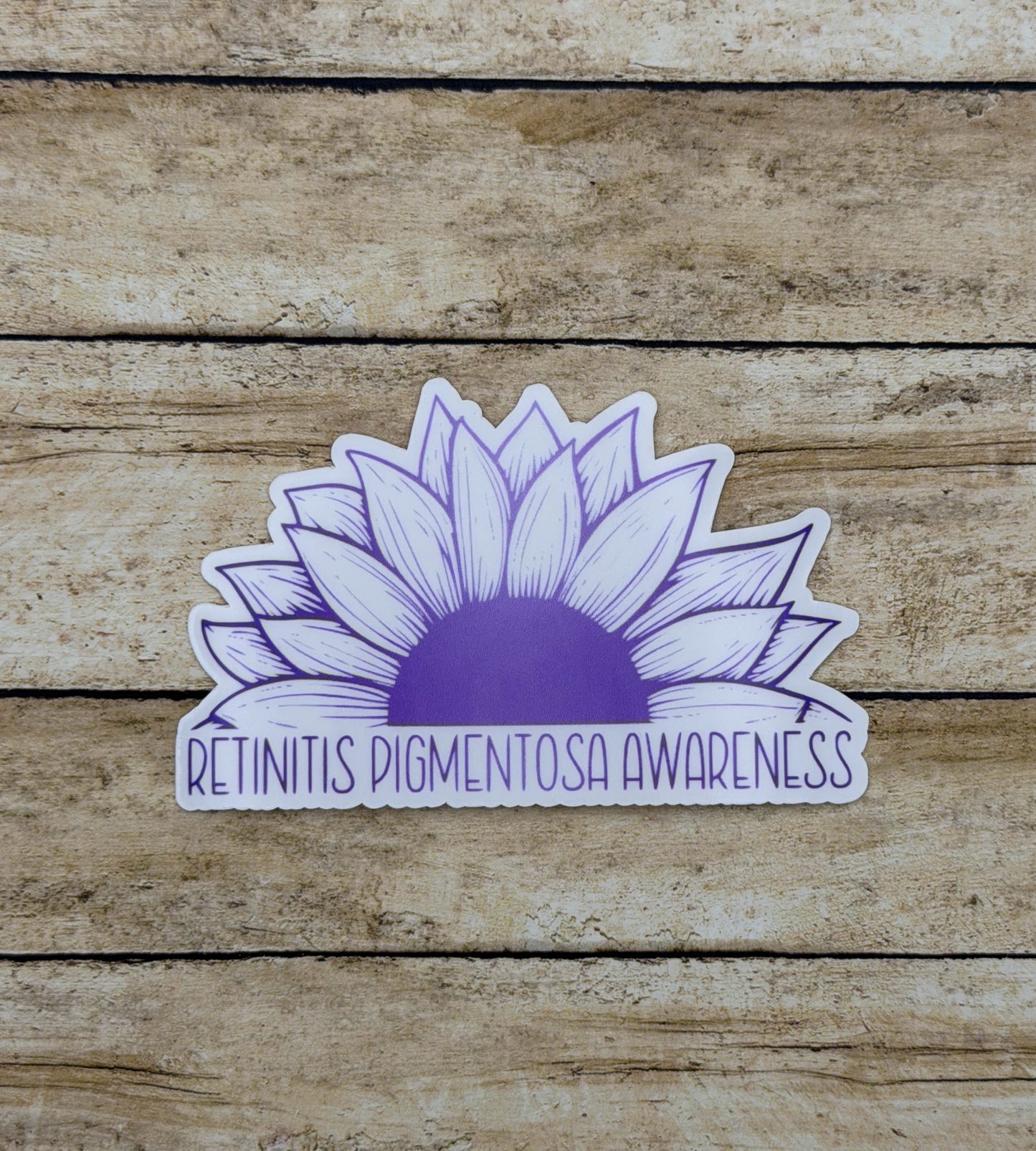 Retinitis Pigmentosa Awareness Sunflower Sticker