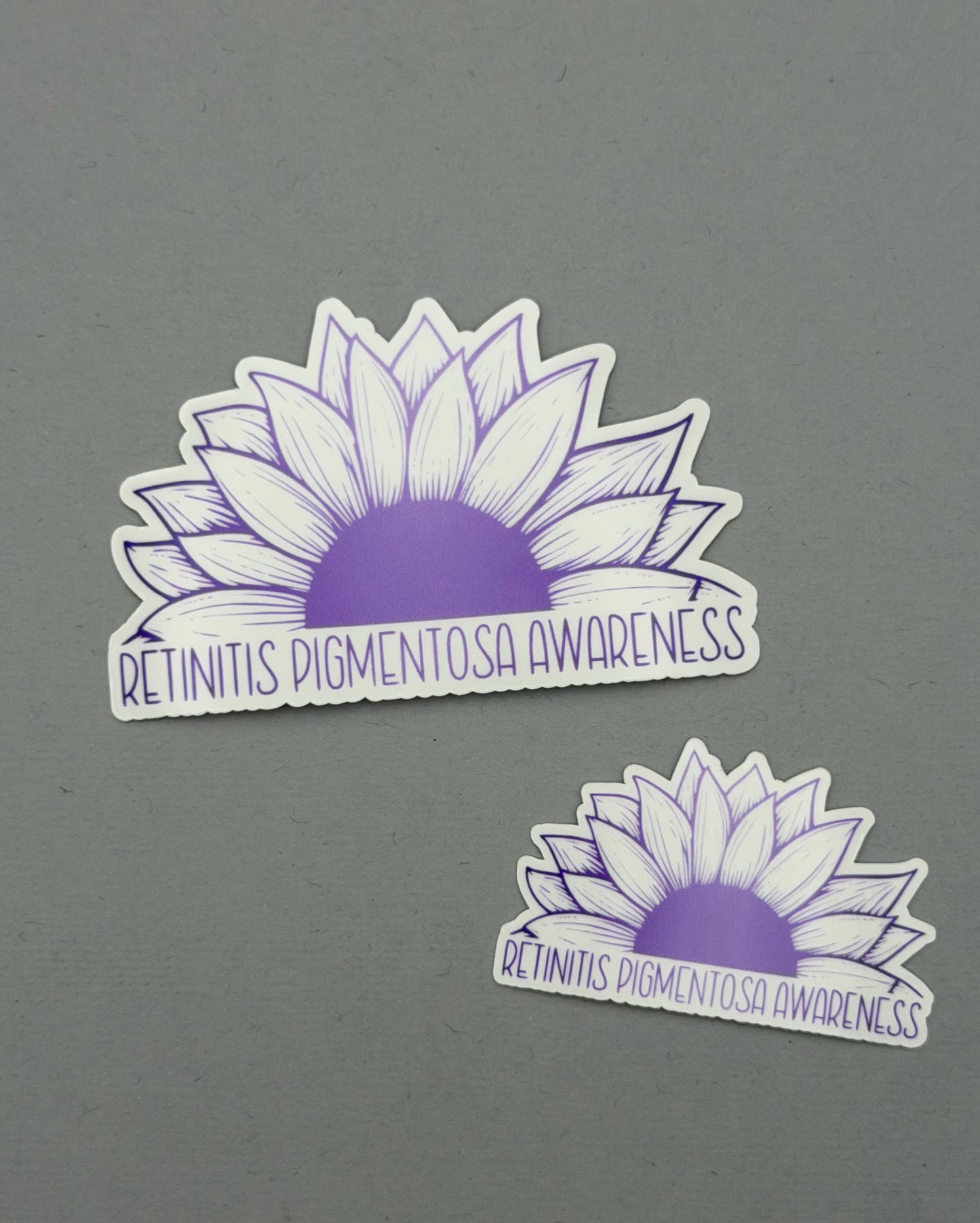 Retinitis Pigmentosa Awareness Sunflower Sticker