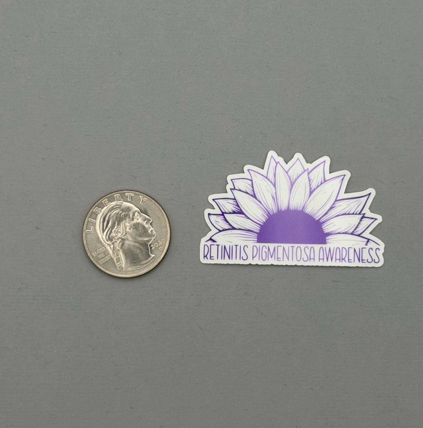 Retinitis Pigmentosa Awareness Sunflower Sticker