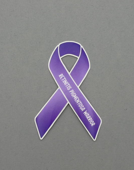 Retinitis Pigmentosa Warrior Ribbon Sticker