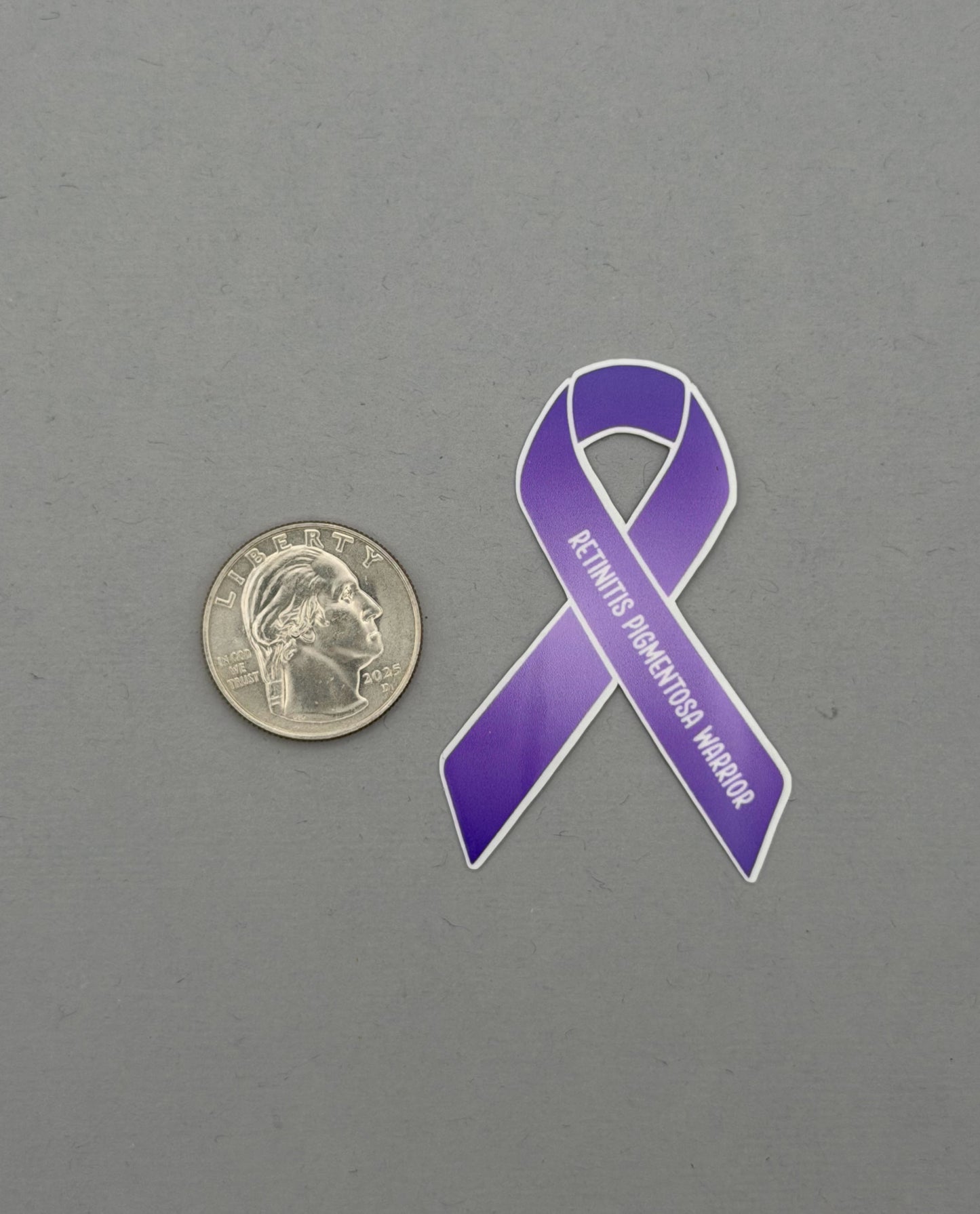 Retinitis Pigmentosa Warrior Ribbon Sticker