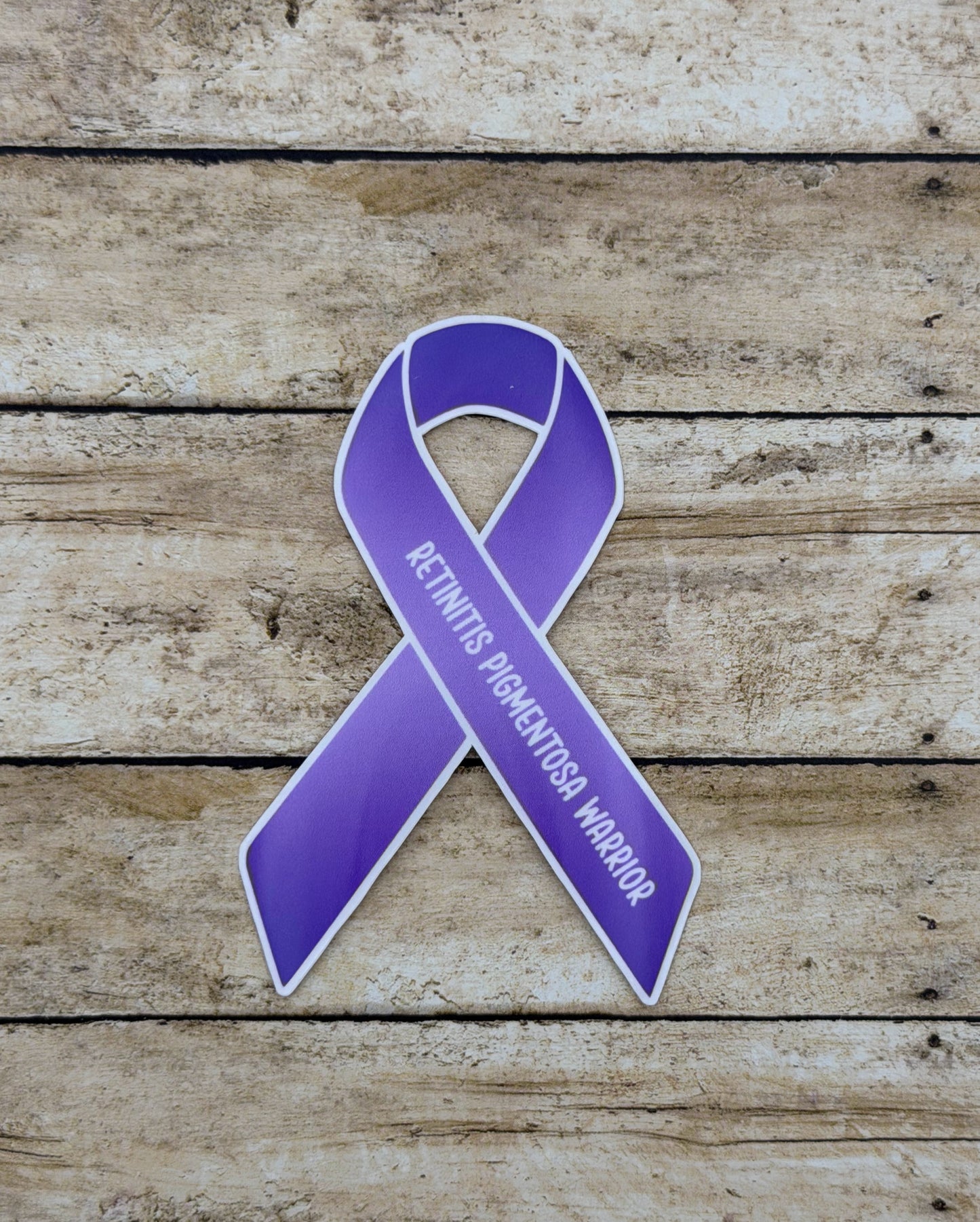 Retinitis Pigmentosa Warrior Ribbon Sticker