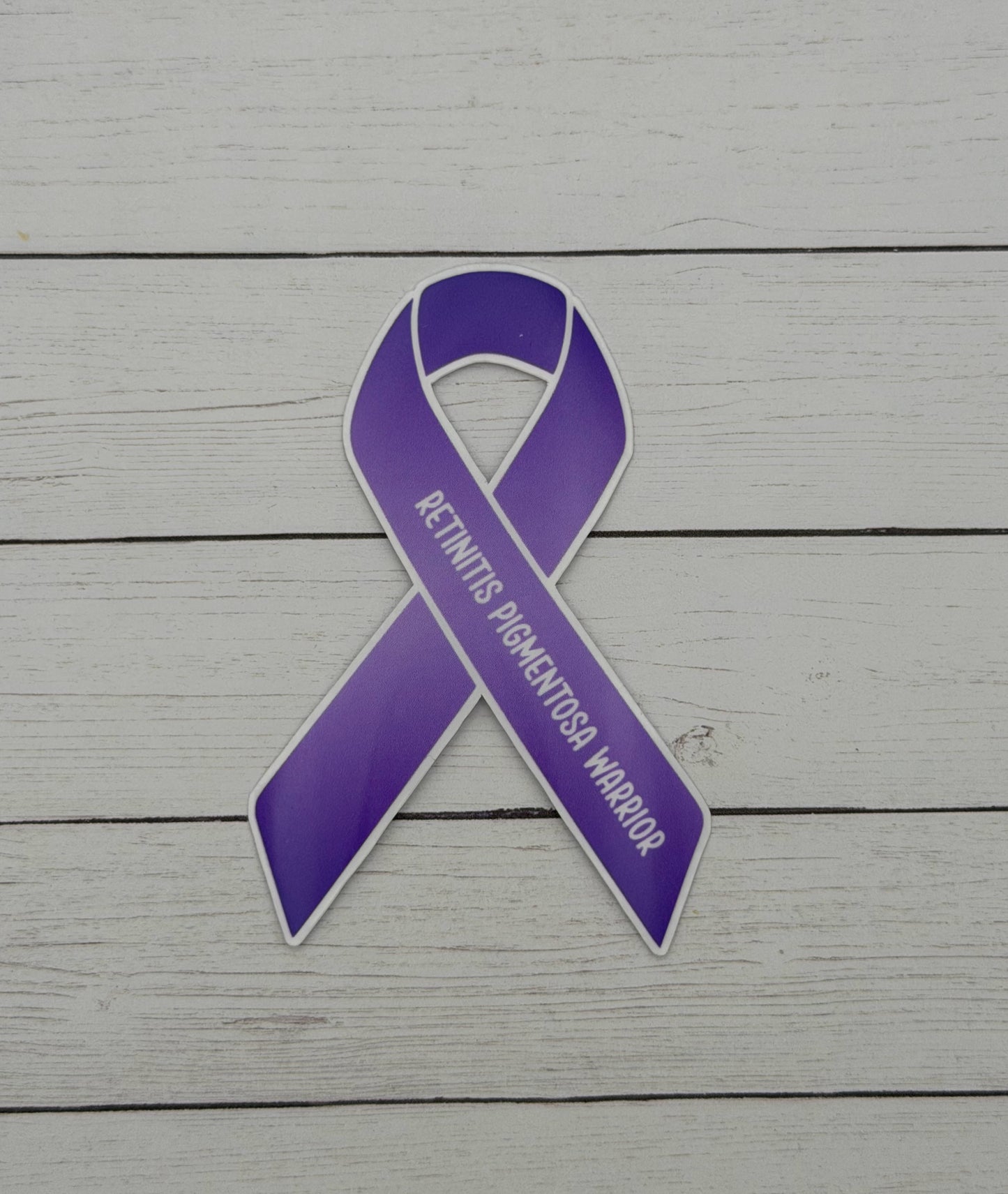 Retinitis Pigmentosa Warrior Ribbon Sticker