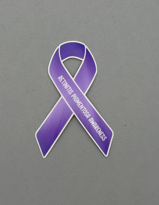 Retinitis Pigmentosa Awareness Ribbon Sticker