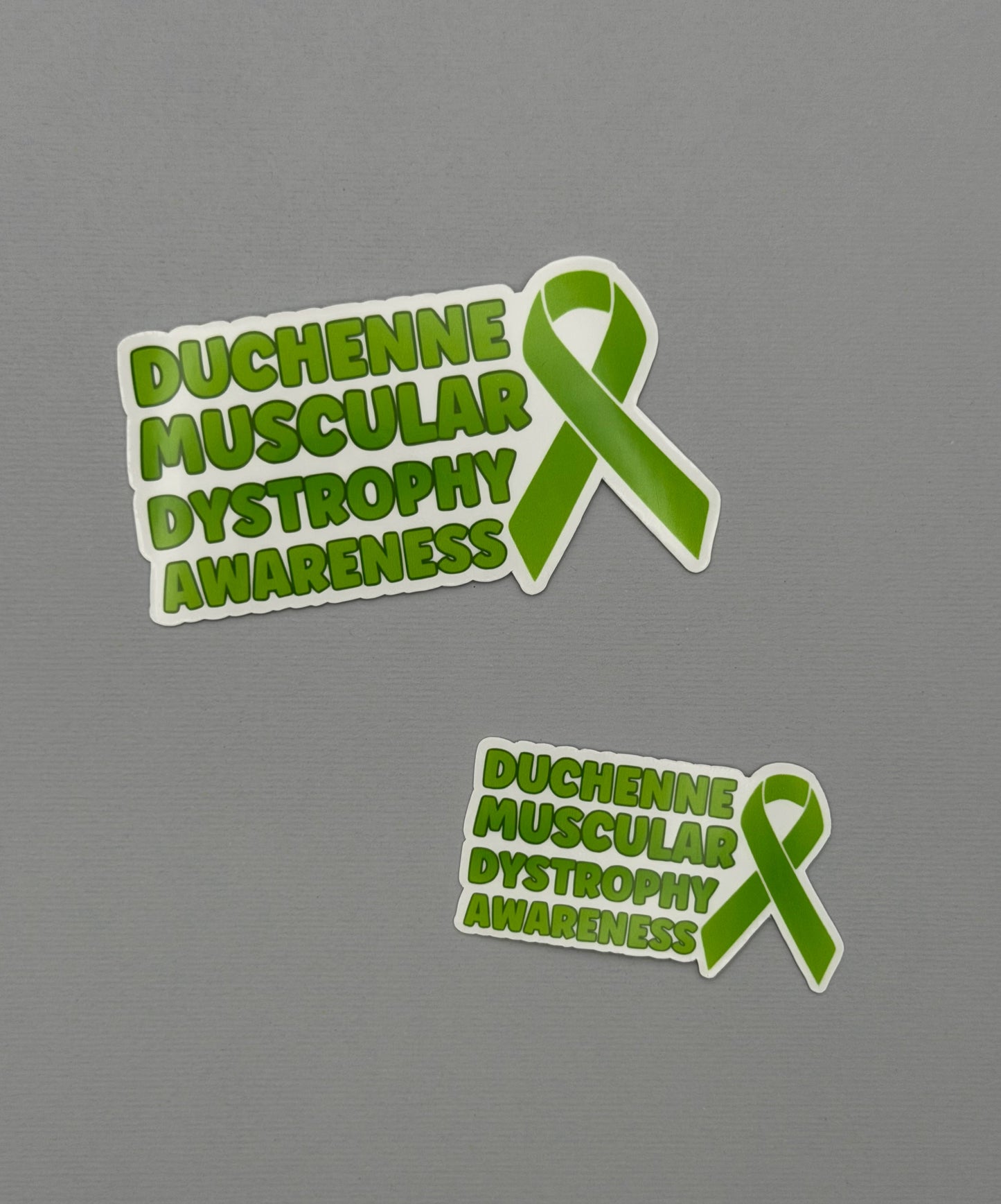 Duchenne Muscular Dystrophy Awareness with Ribbon Sticker or Magnet