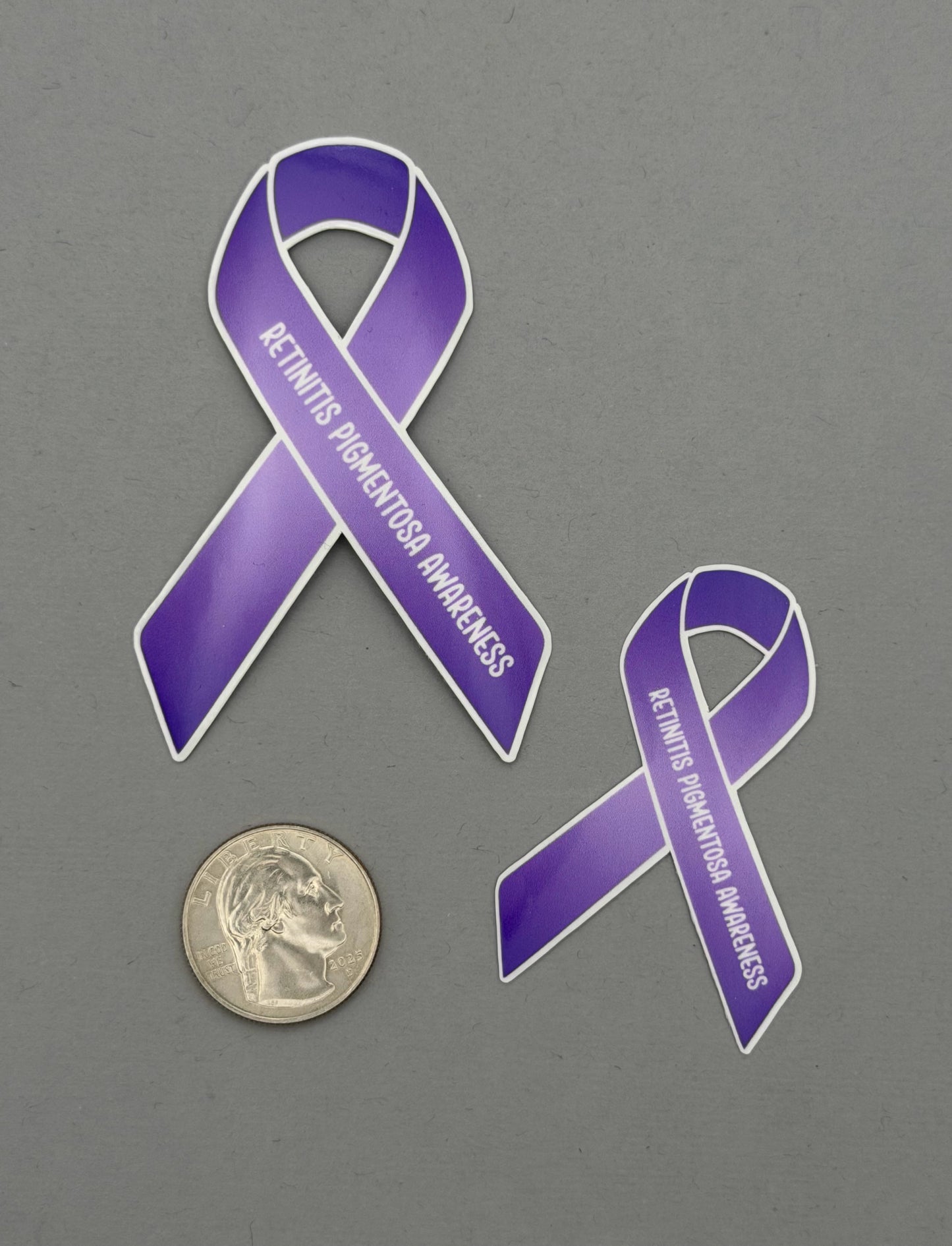 Retinitis Pigmentosa Awareness Ribbon Sticker