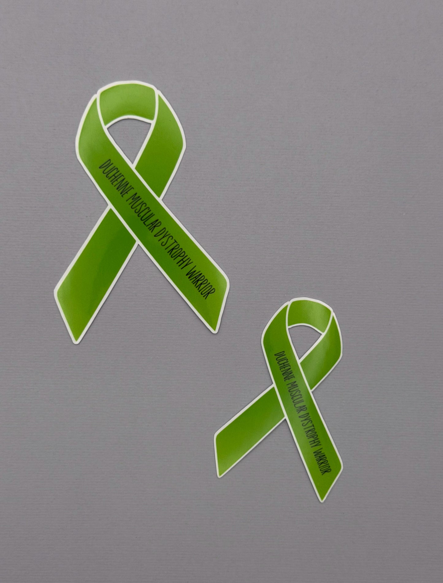 Duchenne Muscular Dystrophy Warrior Ribbon Sticker or Magnet