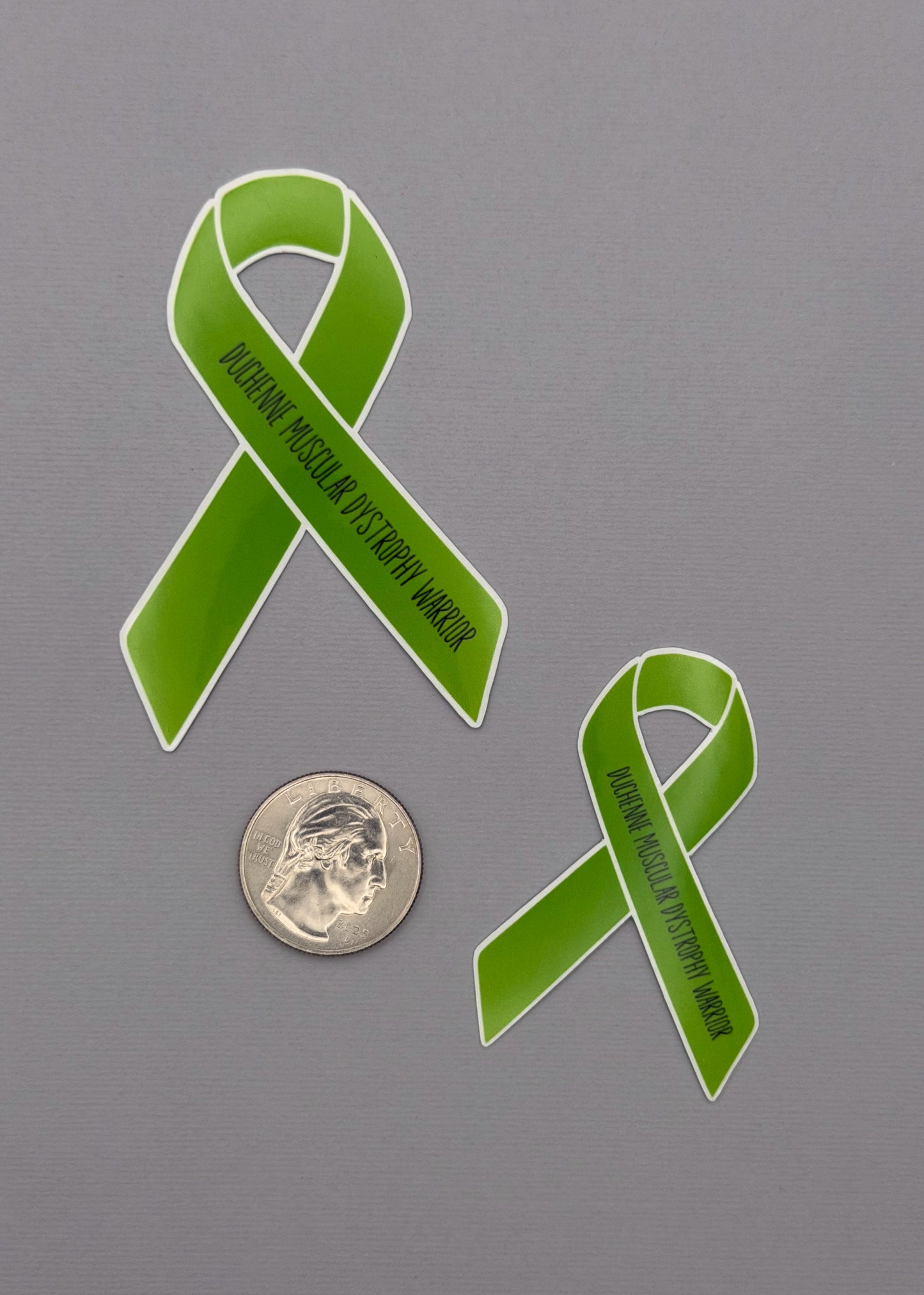 Duchenne Muscular Dystrophy Warrior Ribbon Sticker or Magnet