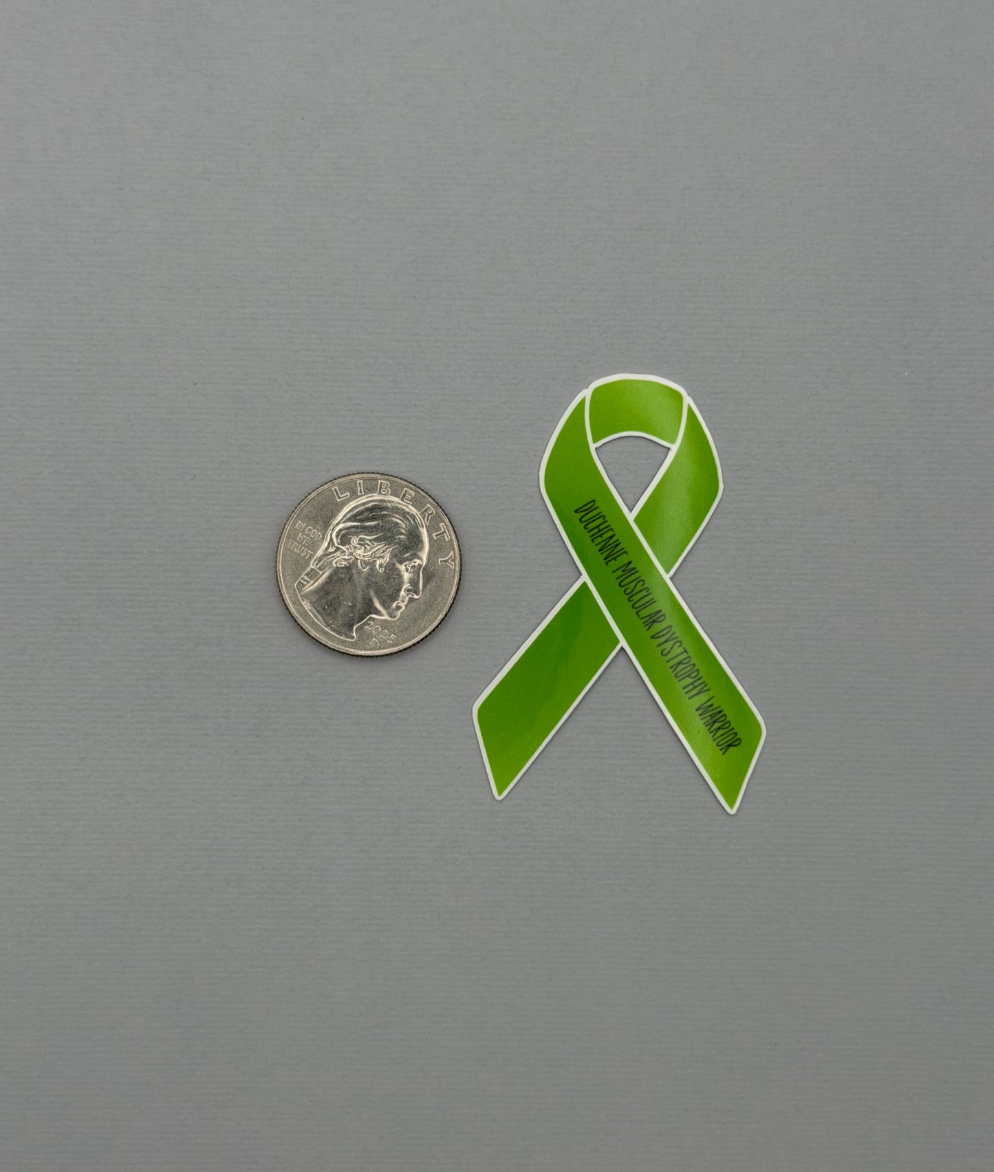 Duchenne Muscular Dystrophy Warrior Ribbon Sticker or Magnet