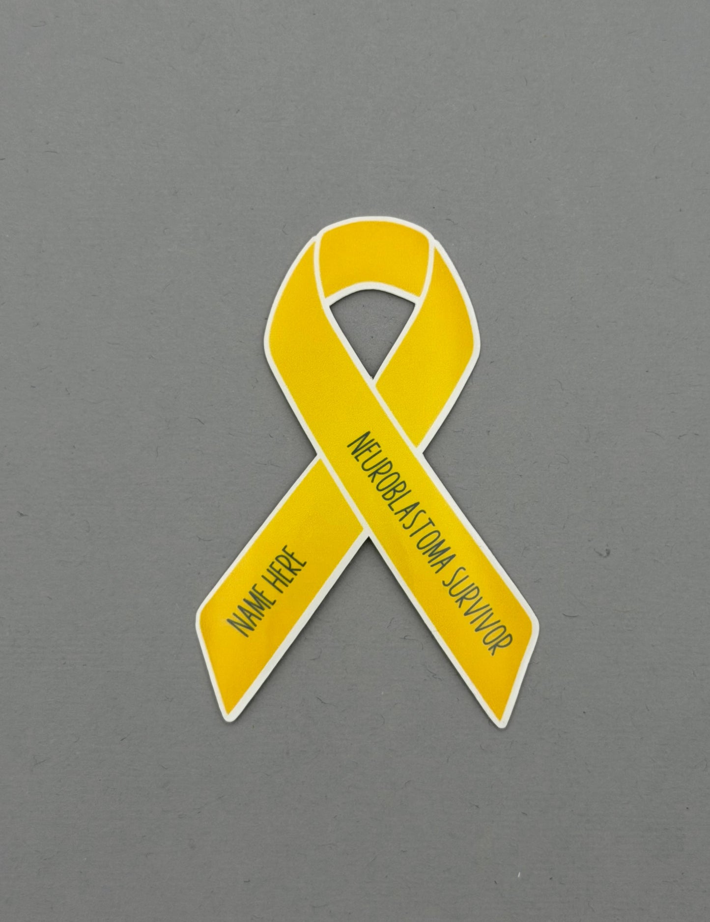 Neuroblastoma Survivor Custom Ribbon Sticker