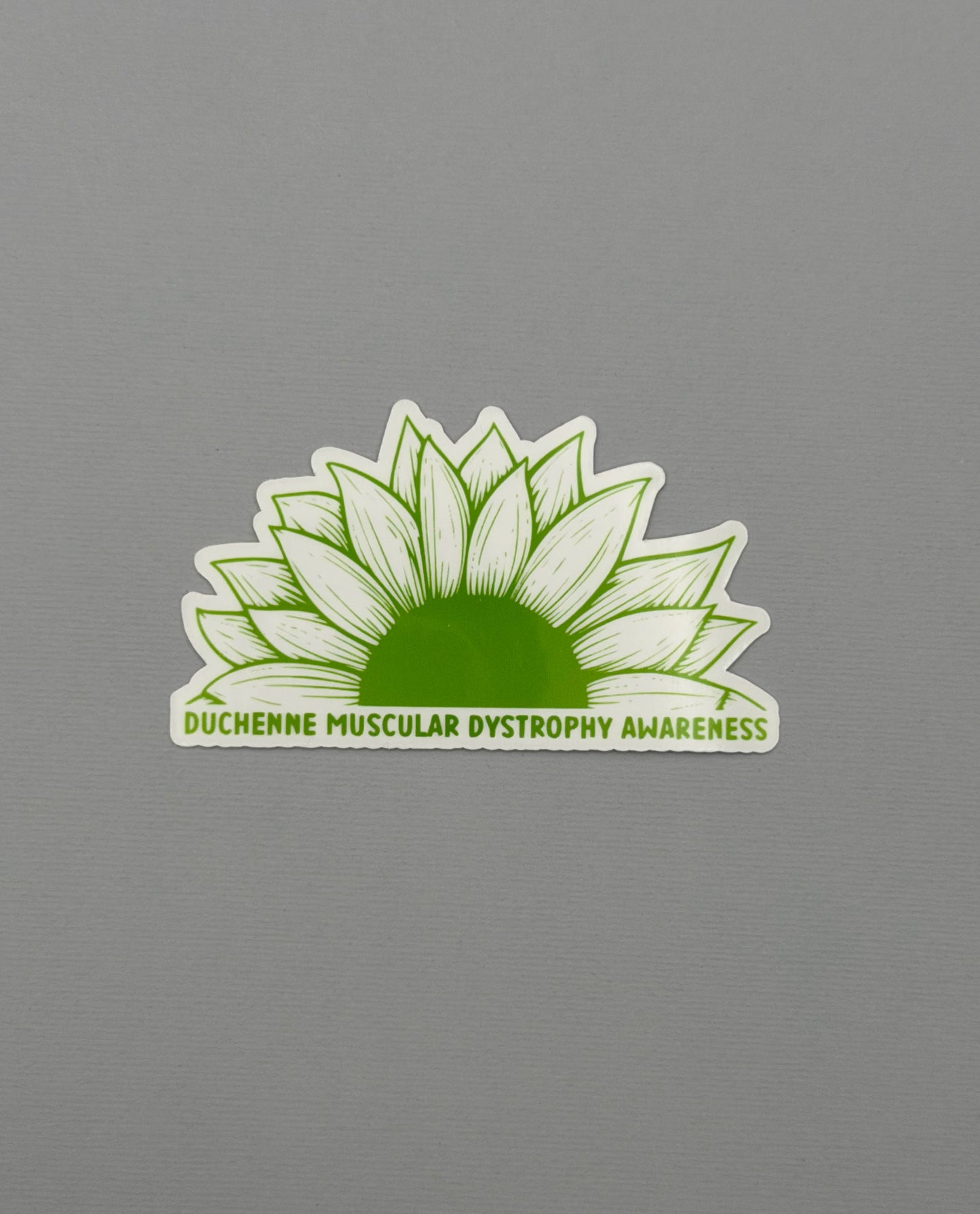 Duchenne Muscular Dystrophy Awareness Sunflower Sticker or Magnet