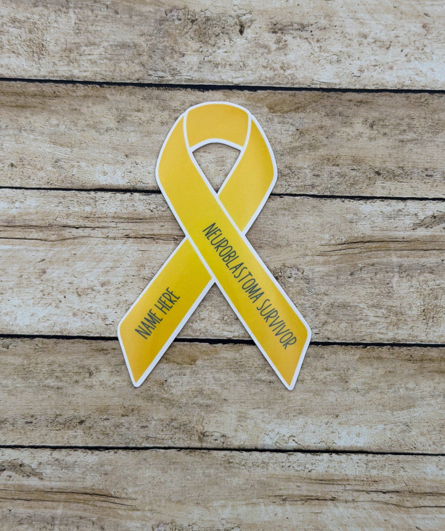 Neuroblastoma Survivor Custom Ribbon Sticker