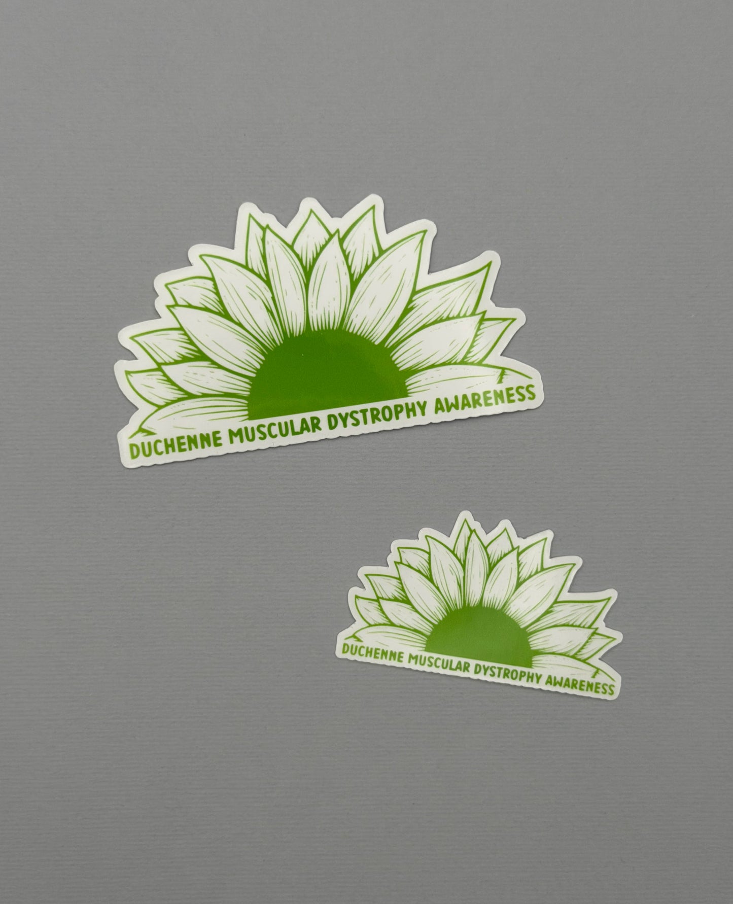Duchenne Muscular Dystrophy Awareness Sunflower Sticker or Magnet
