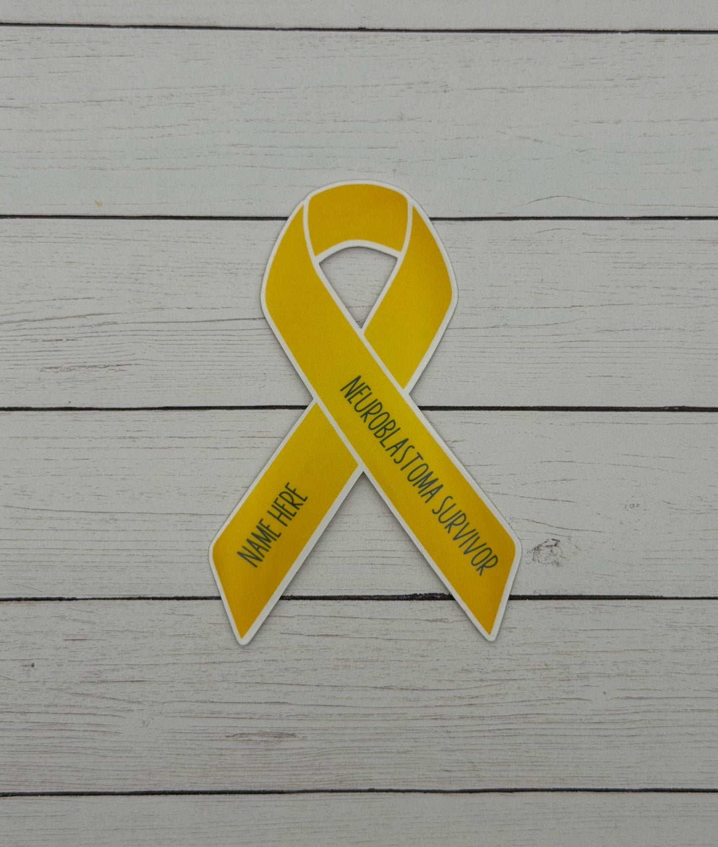 Neuroblastoma Survivor Custom Ribbon Sticker