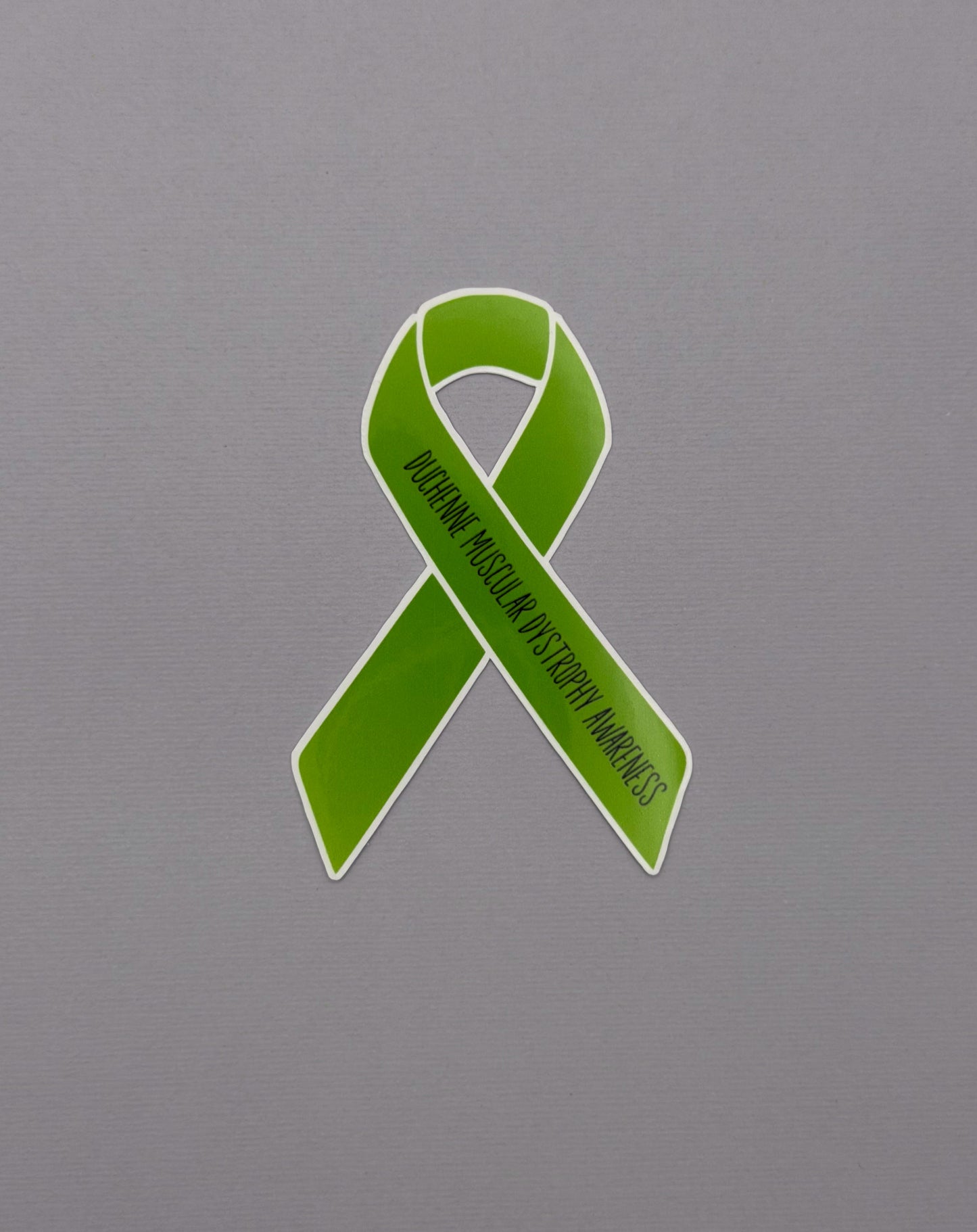 Duchenne Muscular Dystrophy Awareness Ribbon Sticker or Magnet