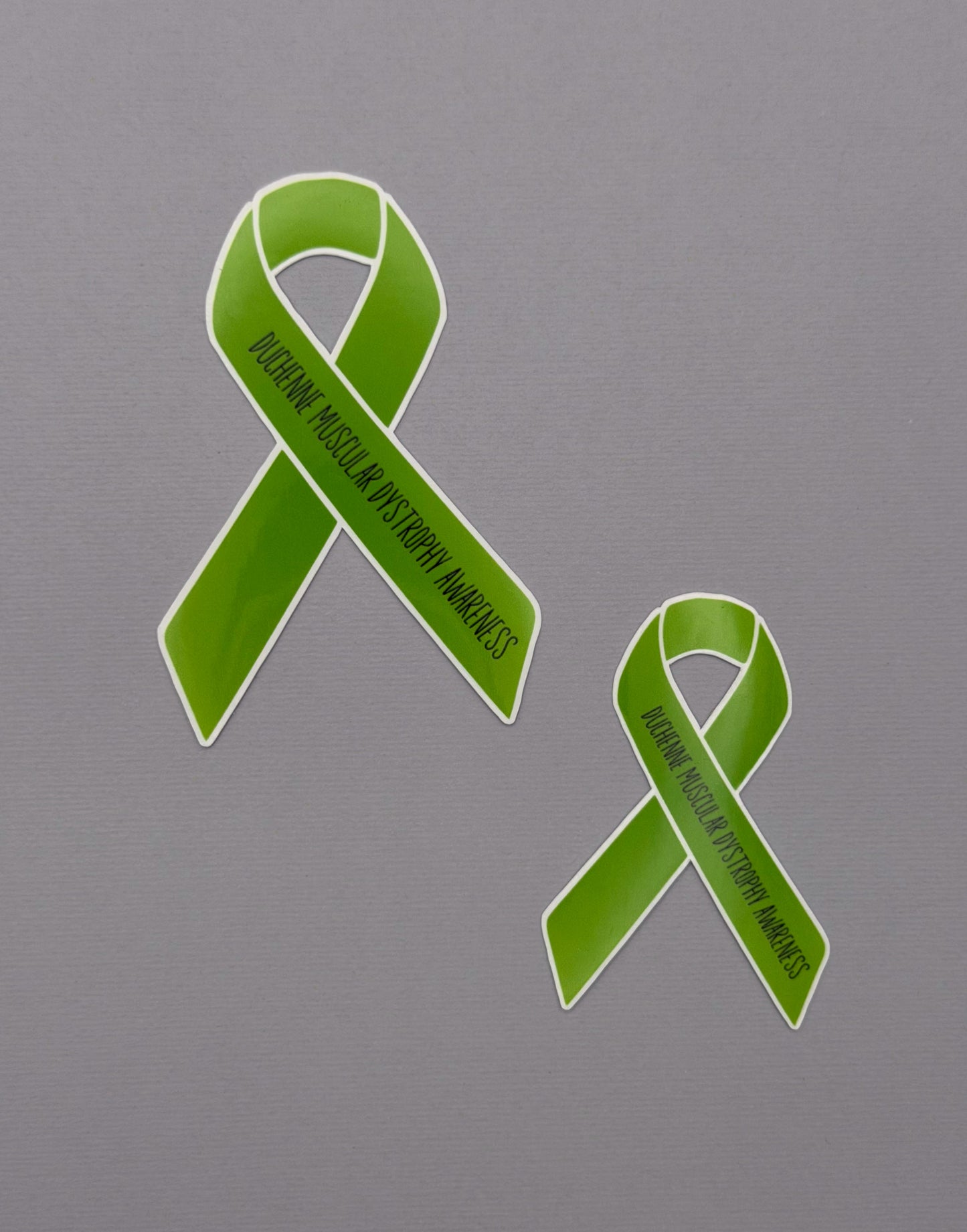 Duchenne Muscular Dystrophy Awareness Ribbon Sticker or Magnet