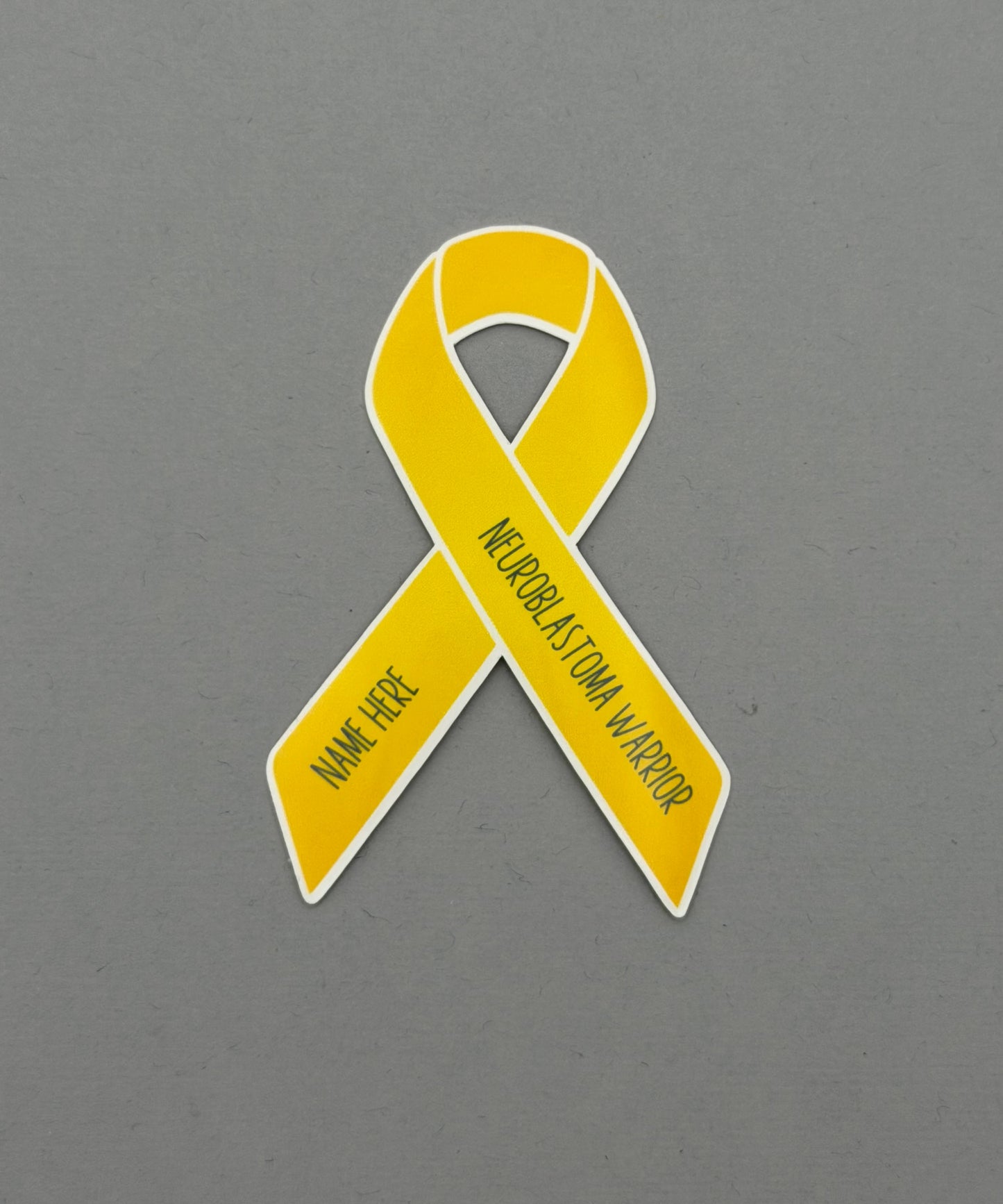 Neuroblastoma Warrior Custom Ribbon Sticker
