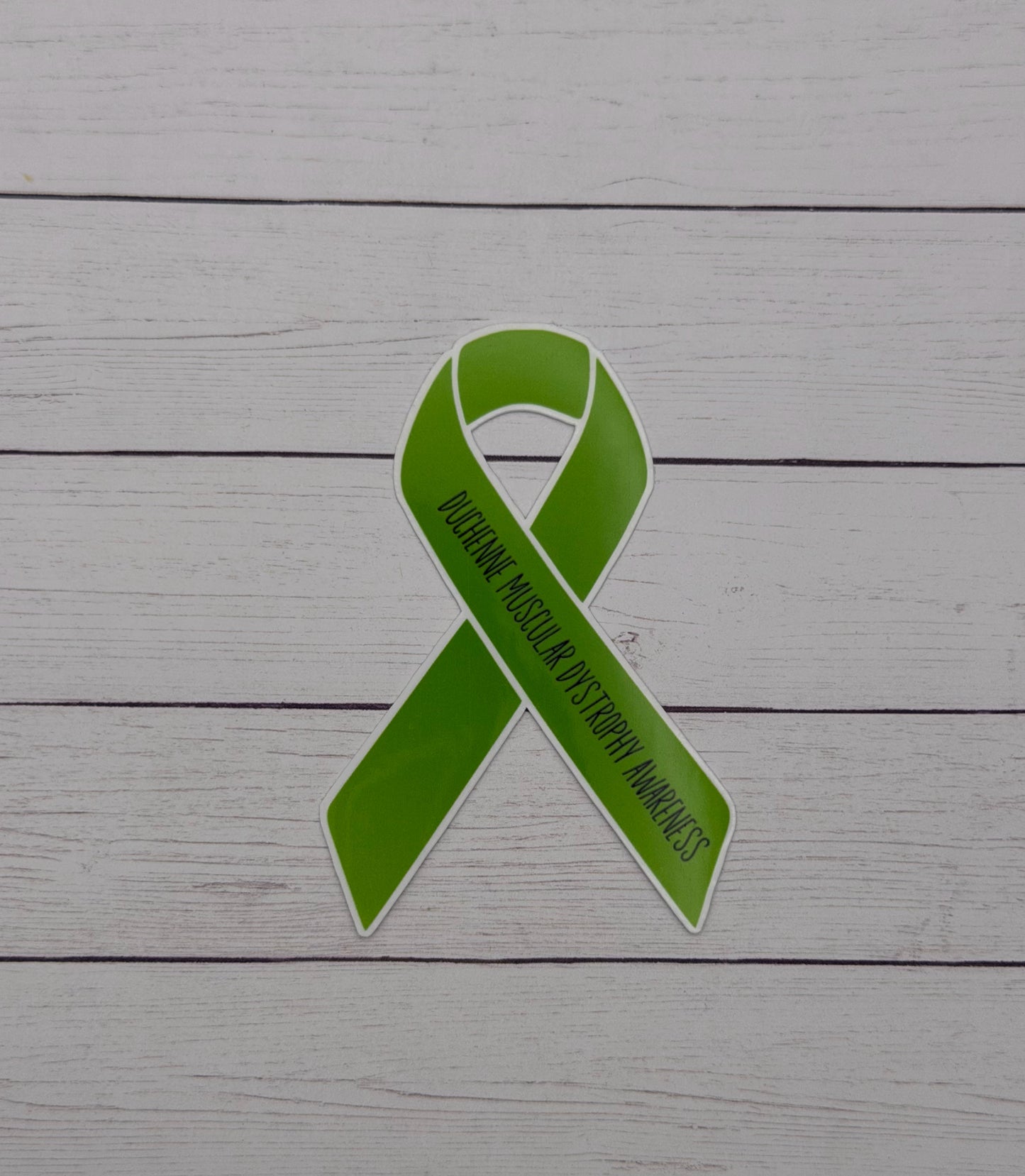 Duchenne Muscular Dystrophy Awareness Ribbon Sticker or Magnet