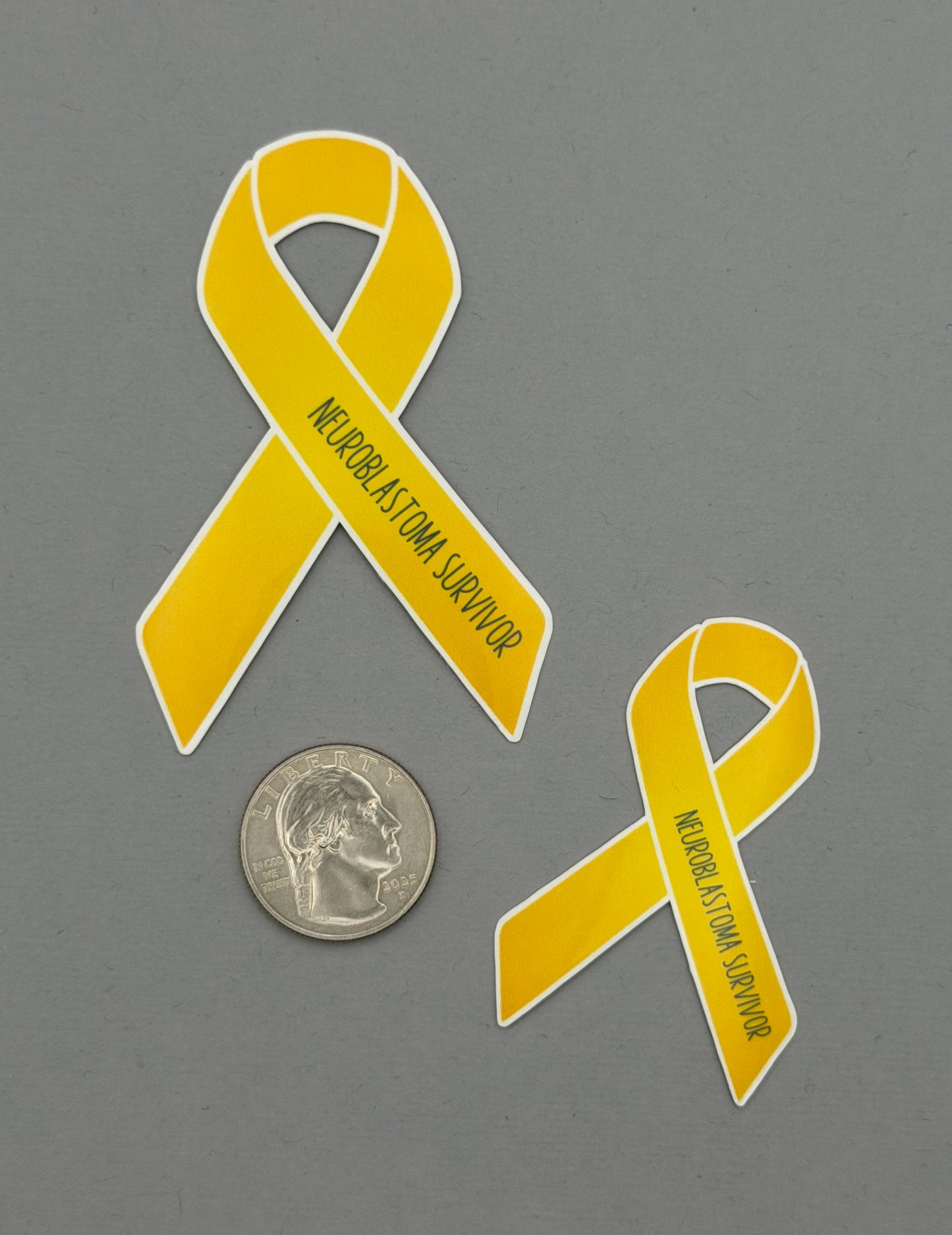 Neuroblastoma Survivor Ribbon Sticker
