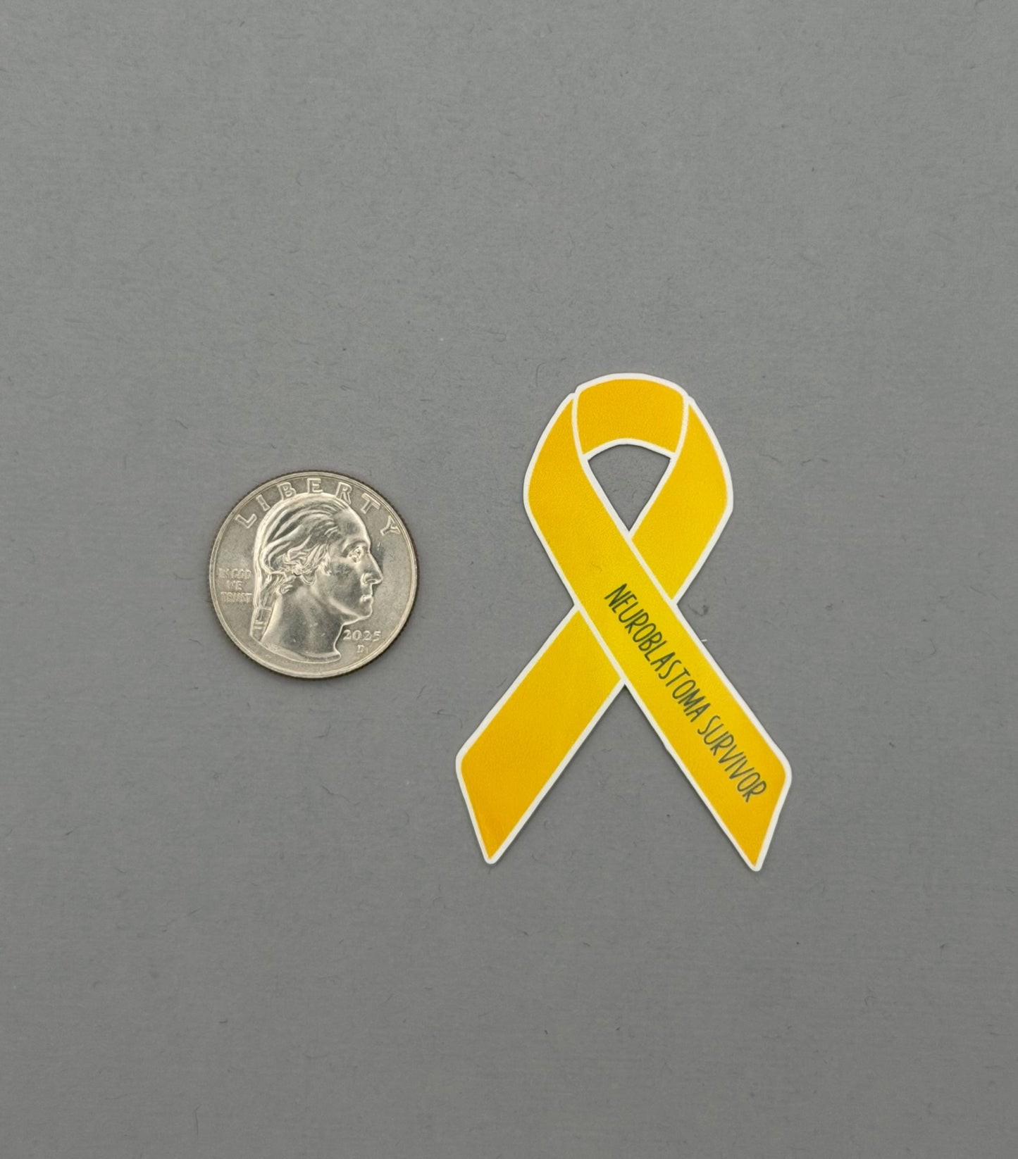 Neuroblastoma Survivor Ribbon Sticker