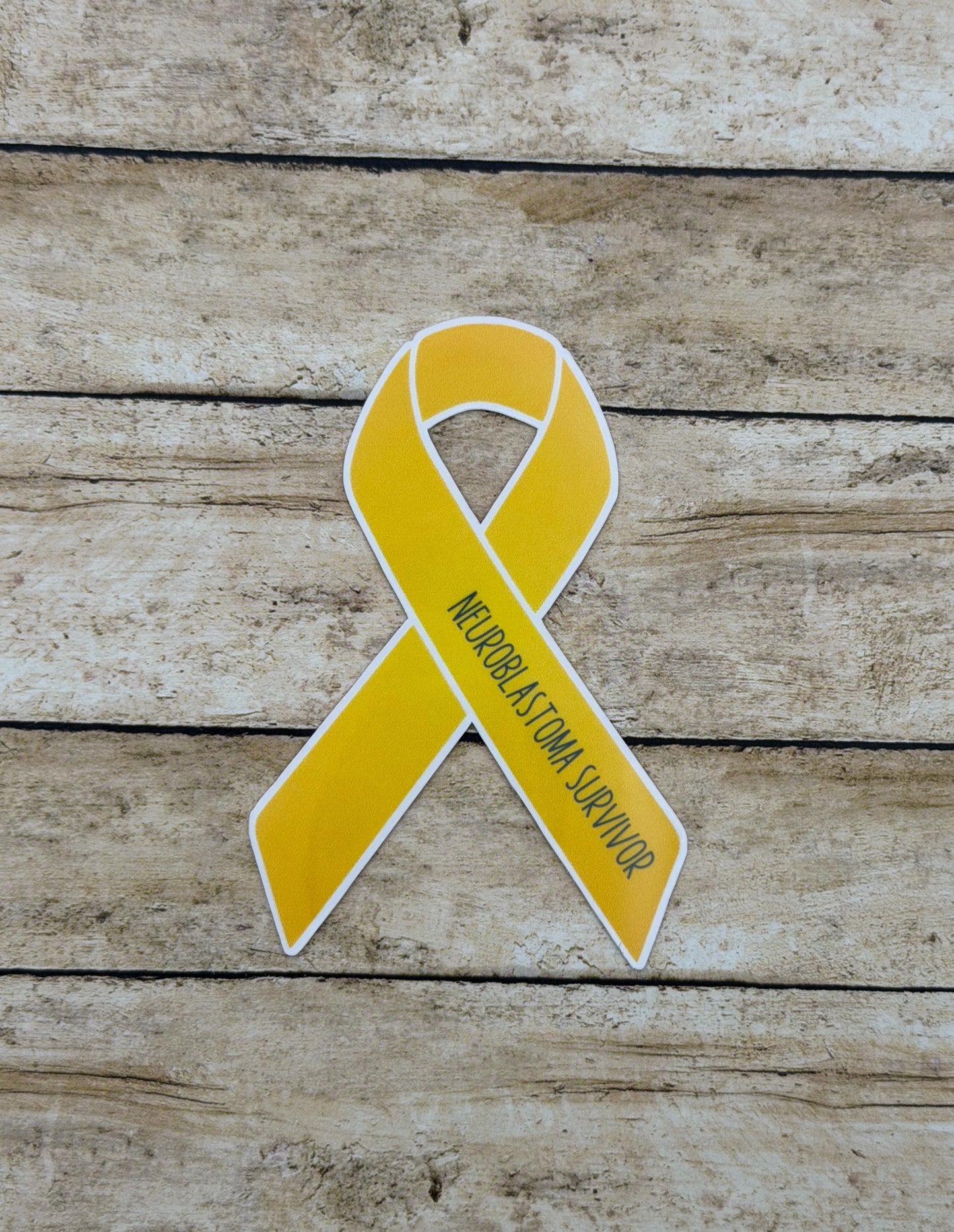 Neuroblastoma Survivor Ribbon Sticker
