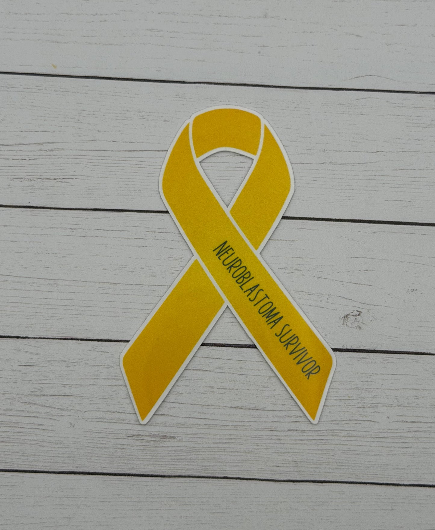 Neuroblastoma Survivor Ribbon Sticker