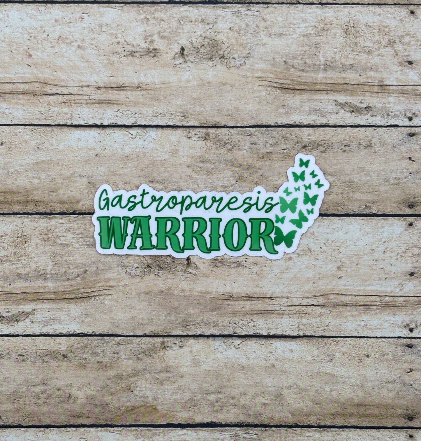 Gastroparesis Warrior Butterflies Sticker