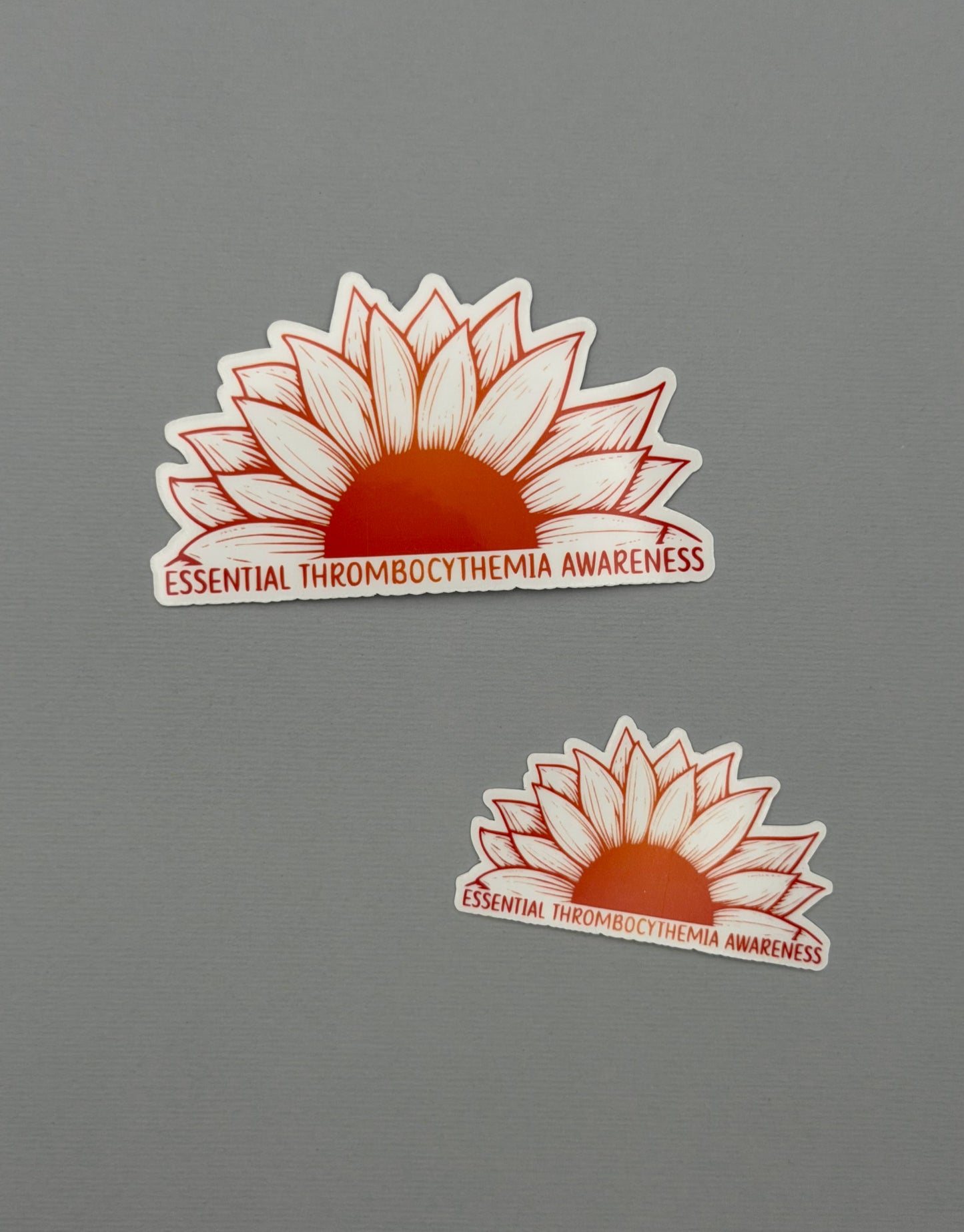 Essential Thrombocythemia Awareness Sunflower Sticker or Magnet | ET