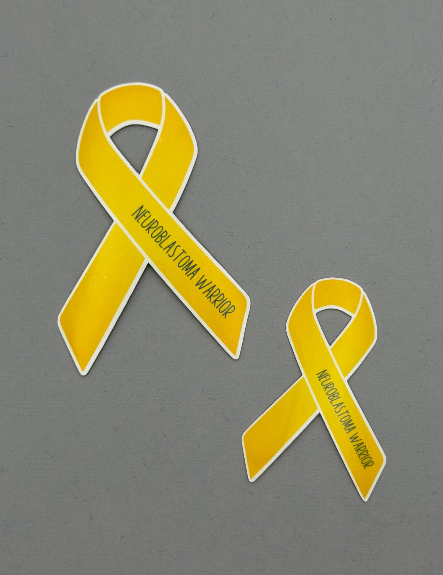 Neuroblastoma Warrior Ribbon Sticker