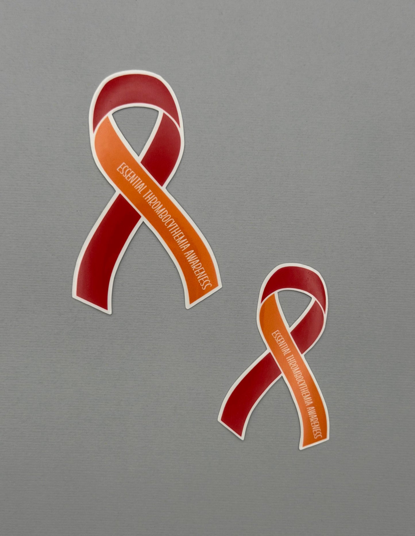 Essential Thrombocythemia Awareness Ribbon Sticker or Magnet | ET
