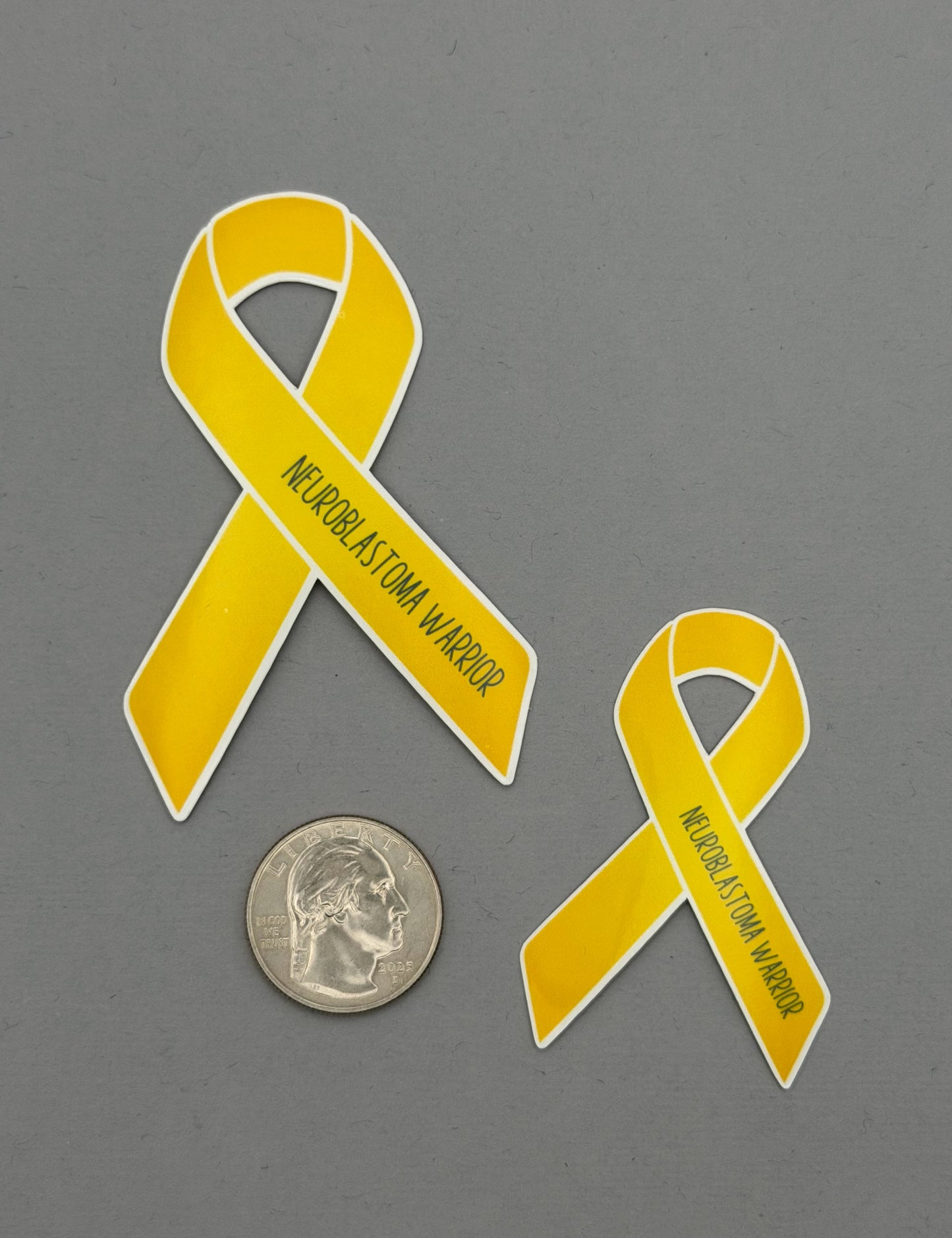 Neuroblastoma Warrior Ribbon Sticker