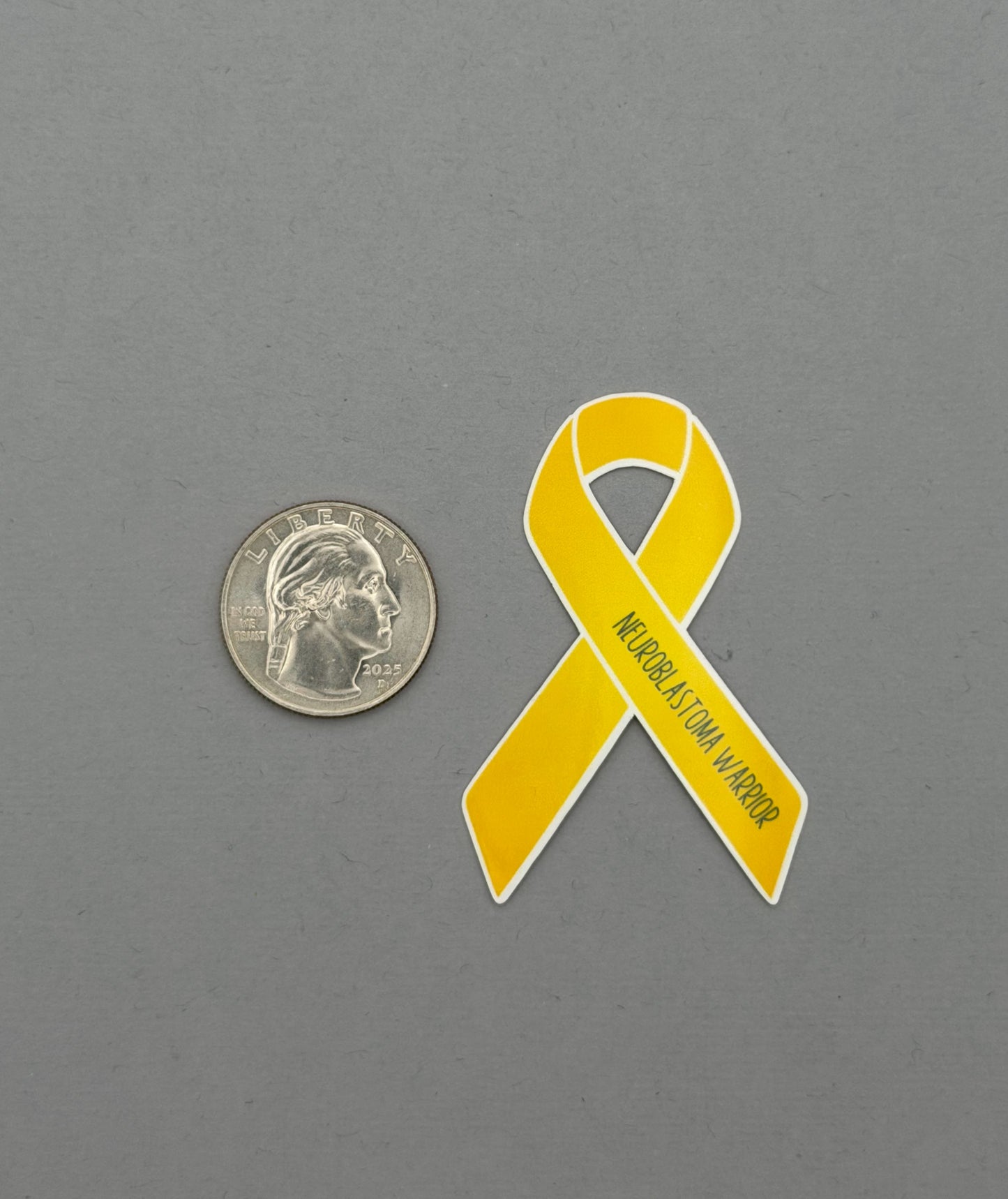 Neuroblastoma Warrior Ribbon Sticker