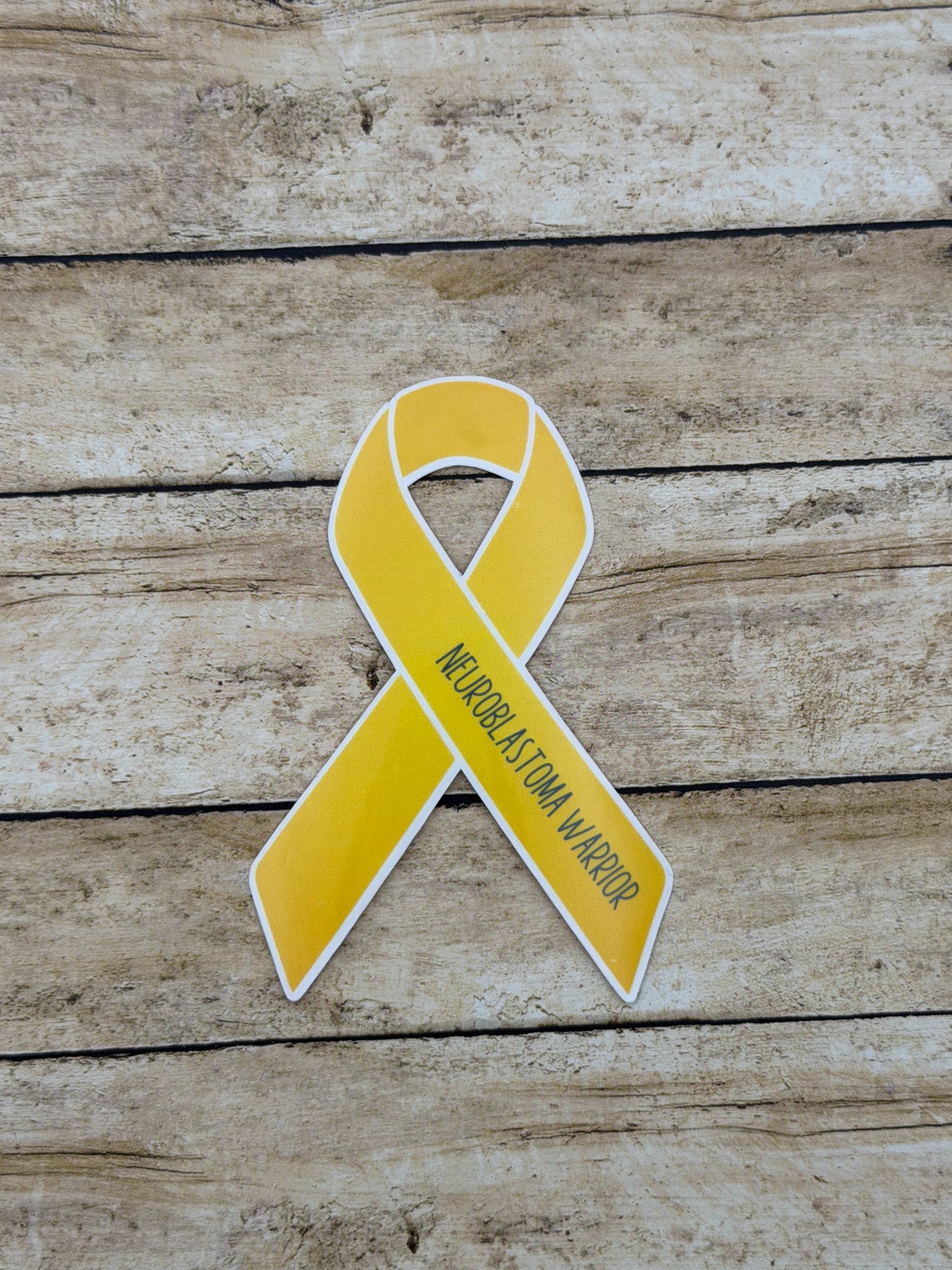 Neuroblastoma Warrior Ribbon Sticker