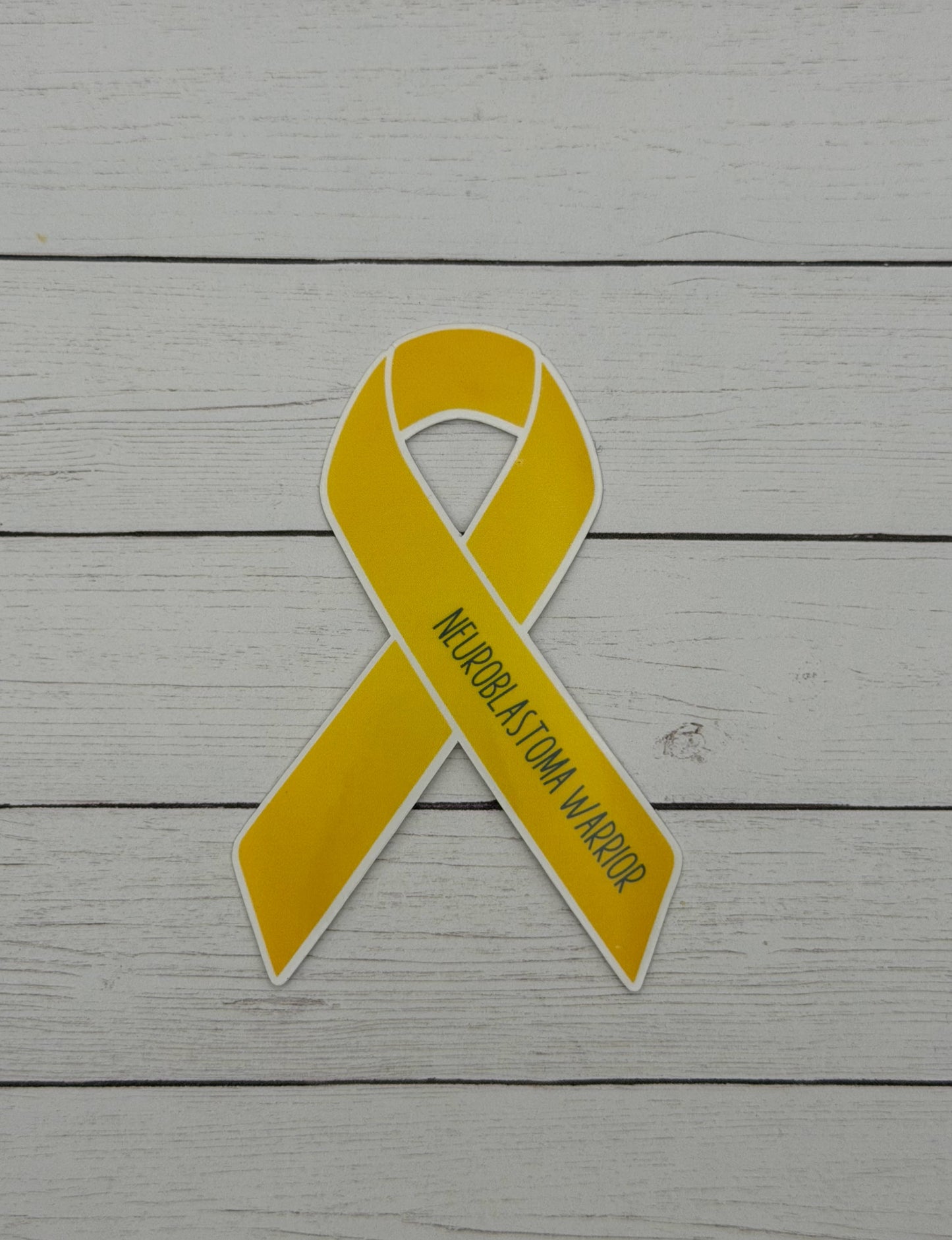 Neuroblastoma Warrior Ribbon Sticker