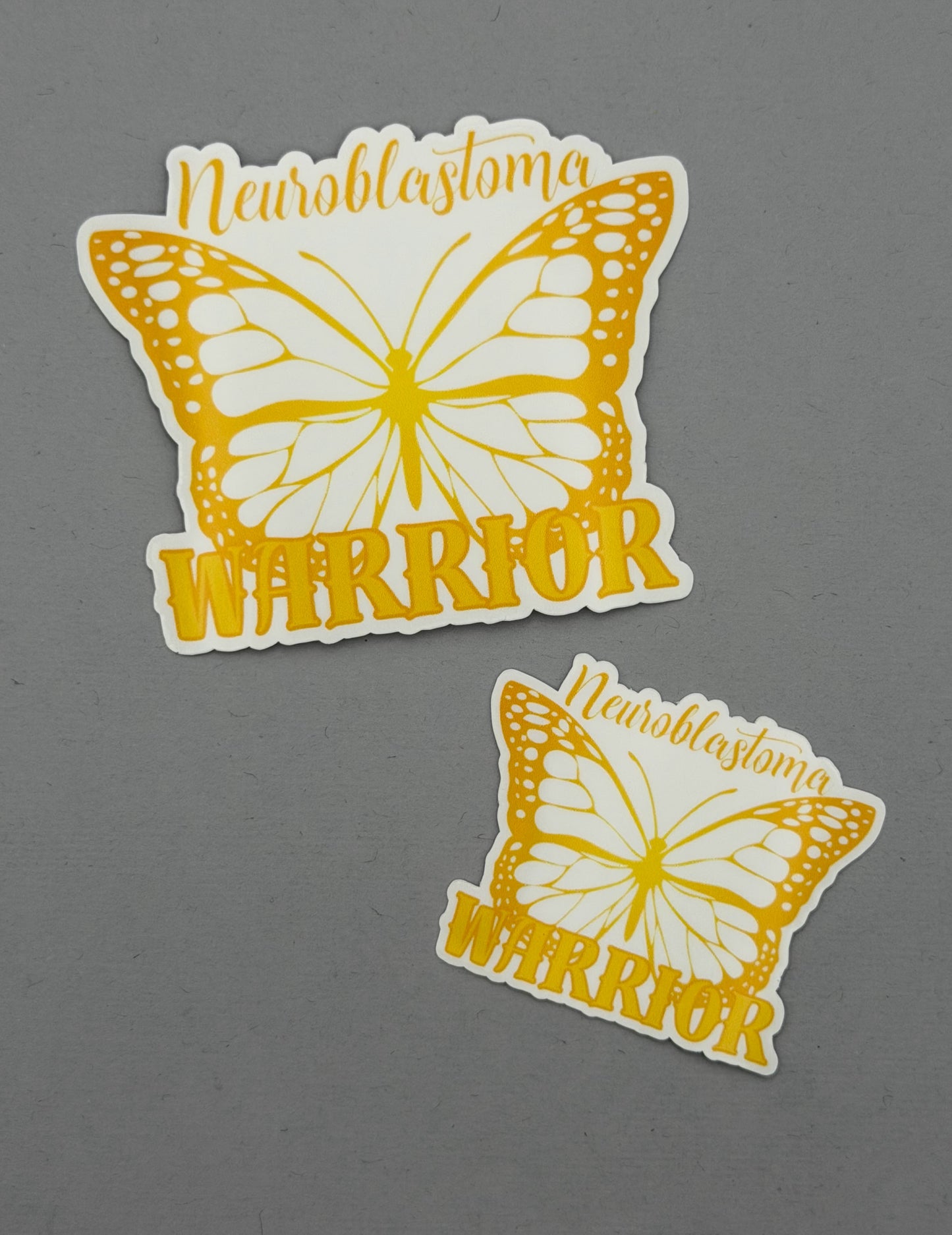 Neuroblastoma Warrior Butterfly Sticker