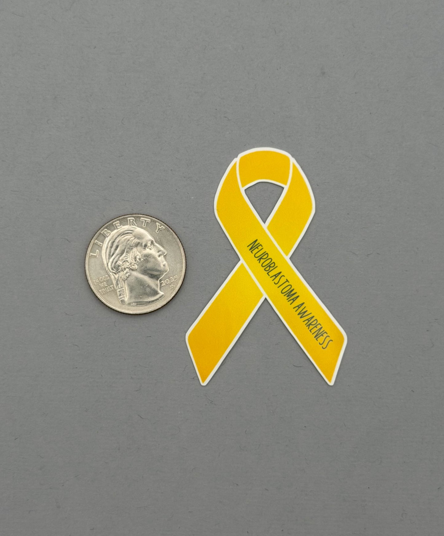 Neuroblastoma Awareness Ribbon Sticker