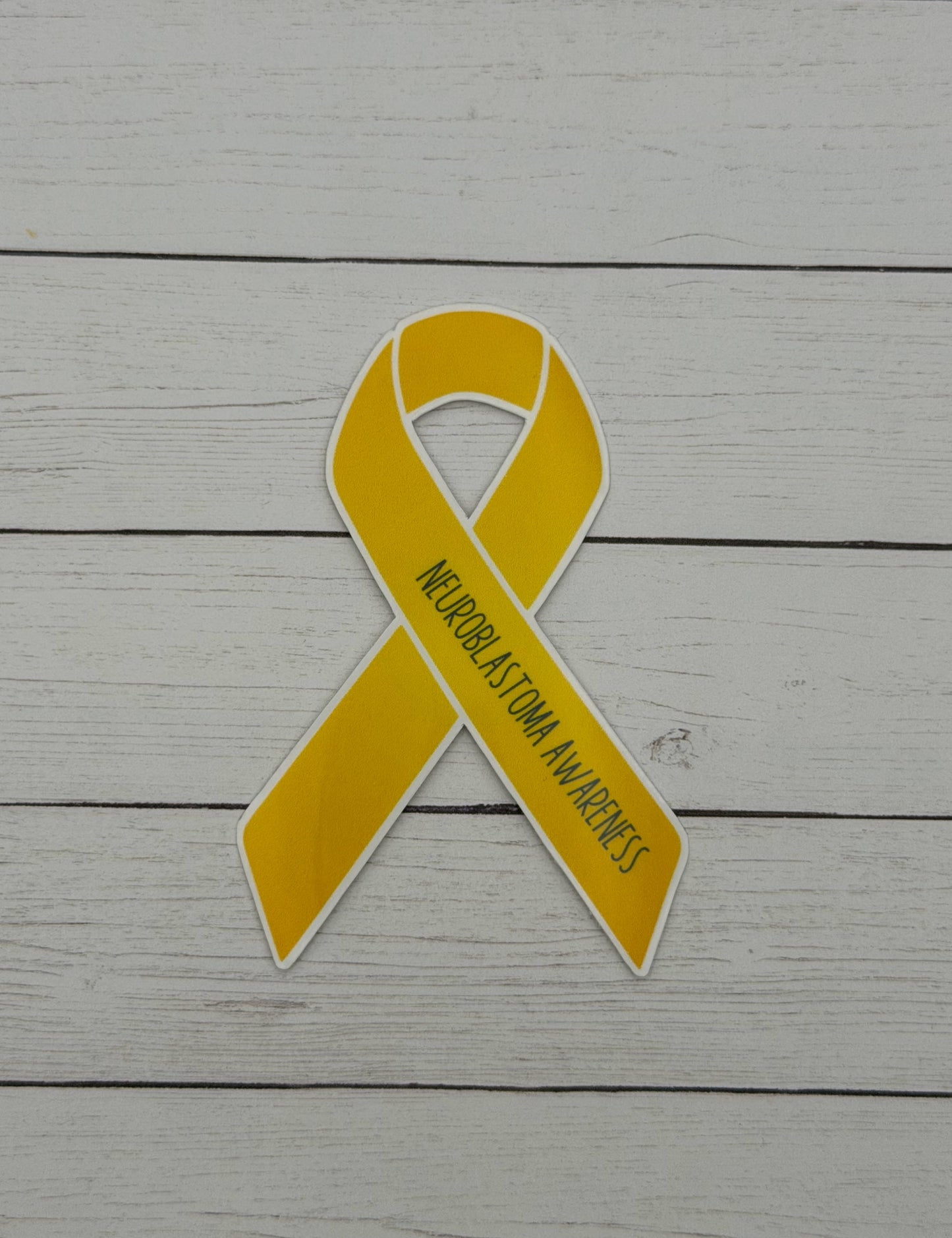 Neuroblastoma Awareness Ribbon Sticker