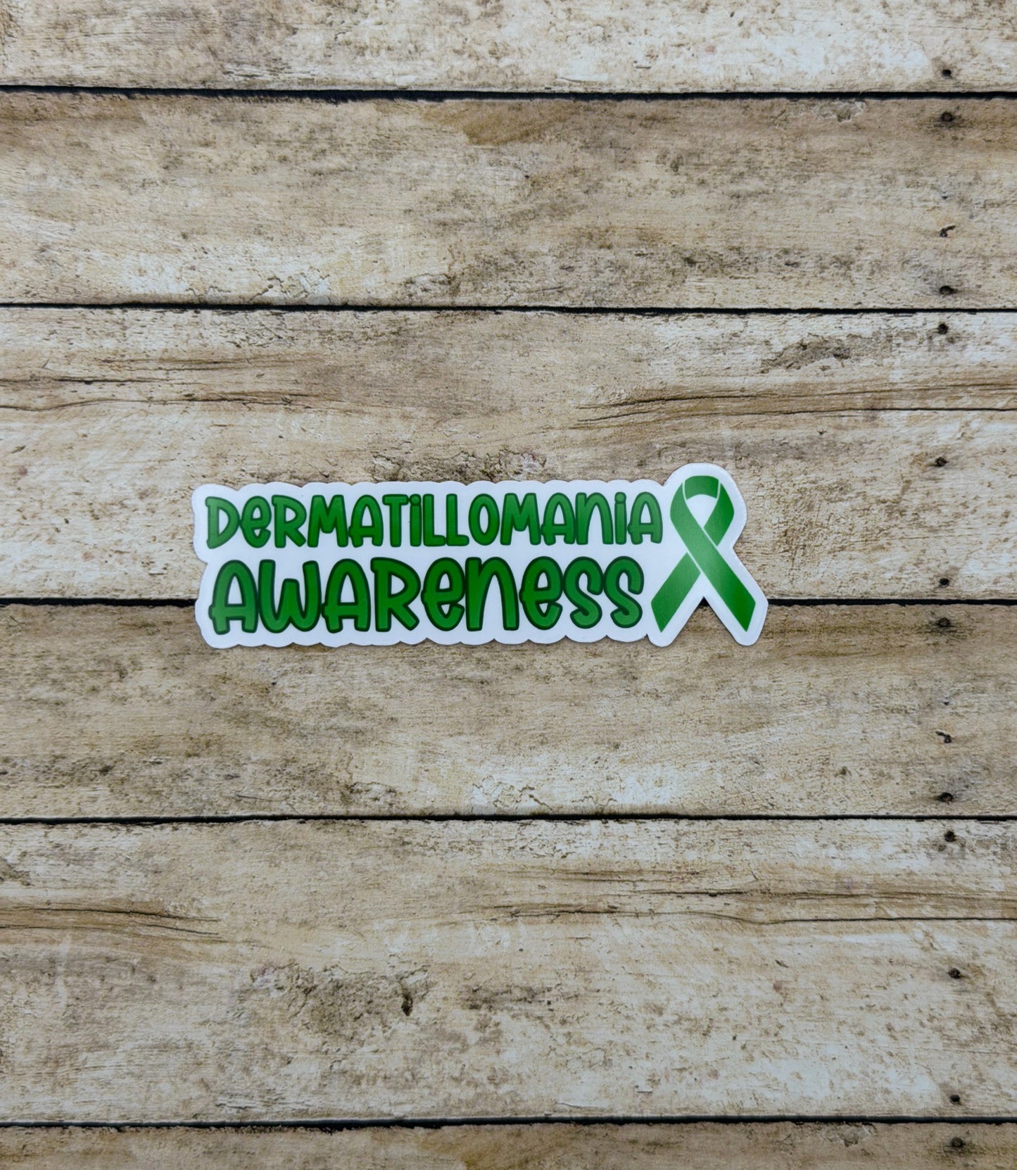 Dermatillomania Awareness with Ribbon Sticker or Magnet