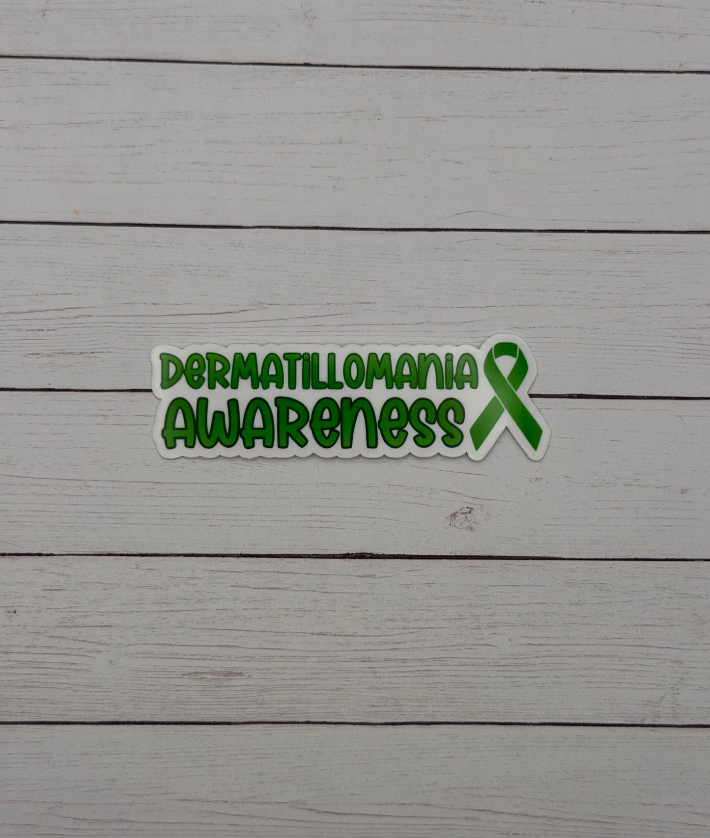 Dermatillomania Awareness with Ribbon Sticker or Magnet