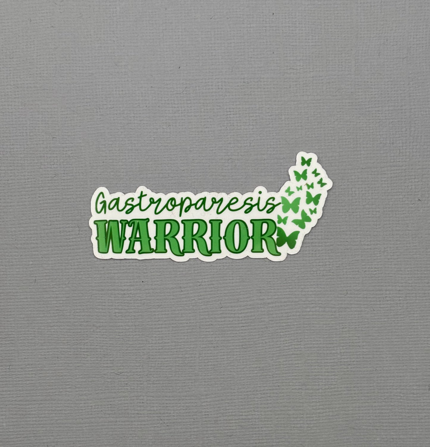 Gastroparesis Warrior Butterflies Sticker