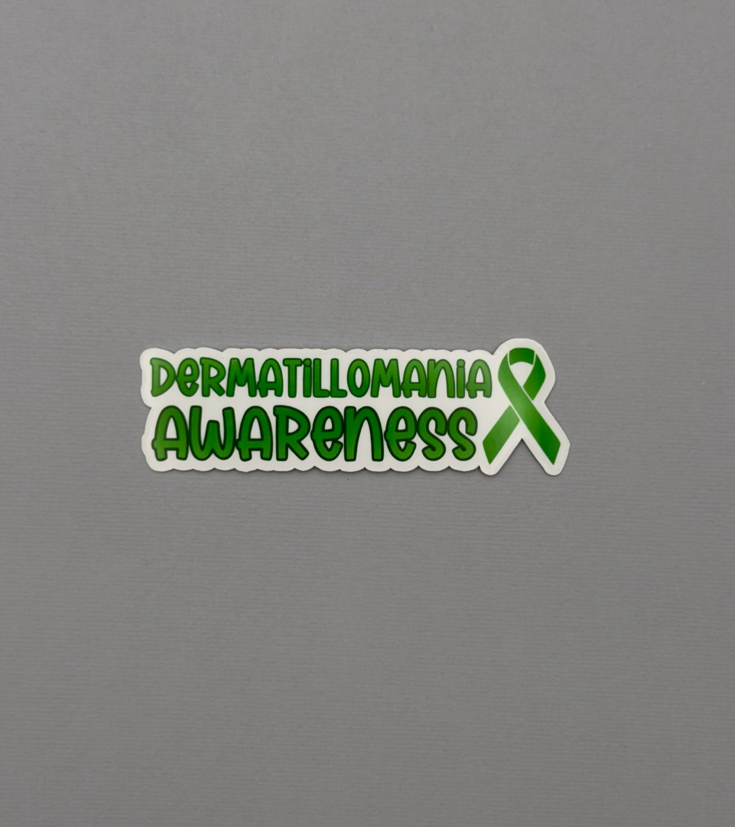 Dermatillomania Awareness with Ribbon Sticker or Magnet