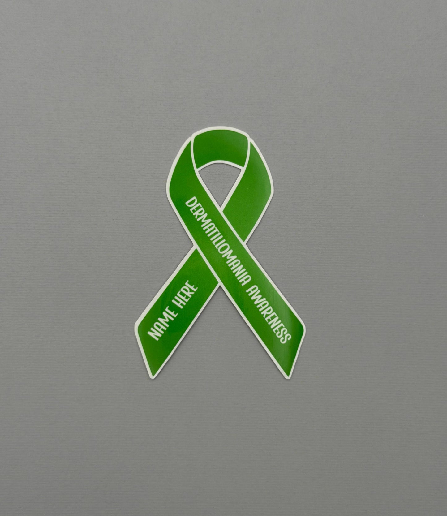 Dermatillomania Awareness Custom Ribbon Sticker or Magnet