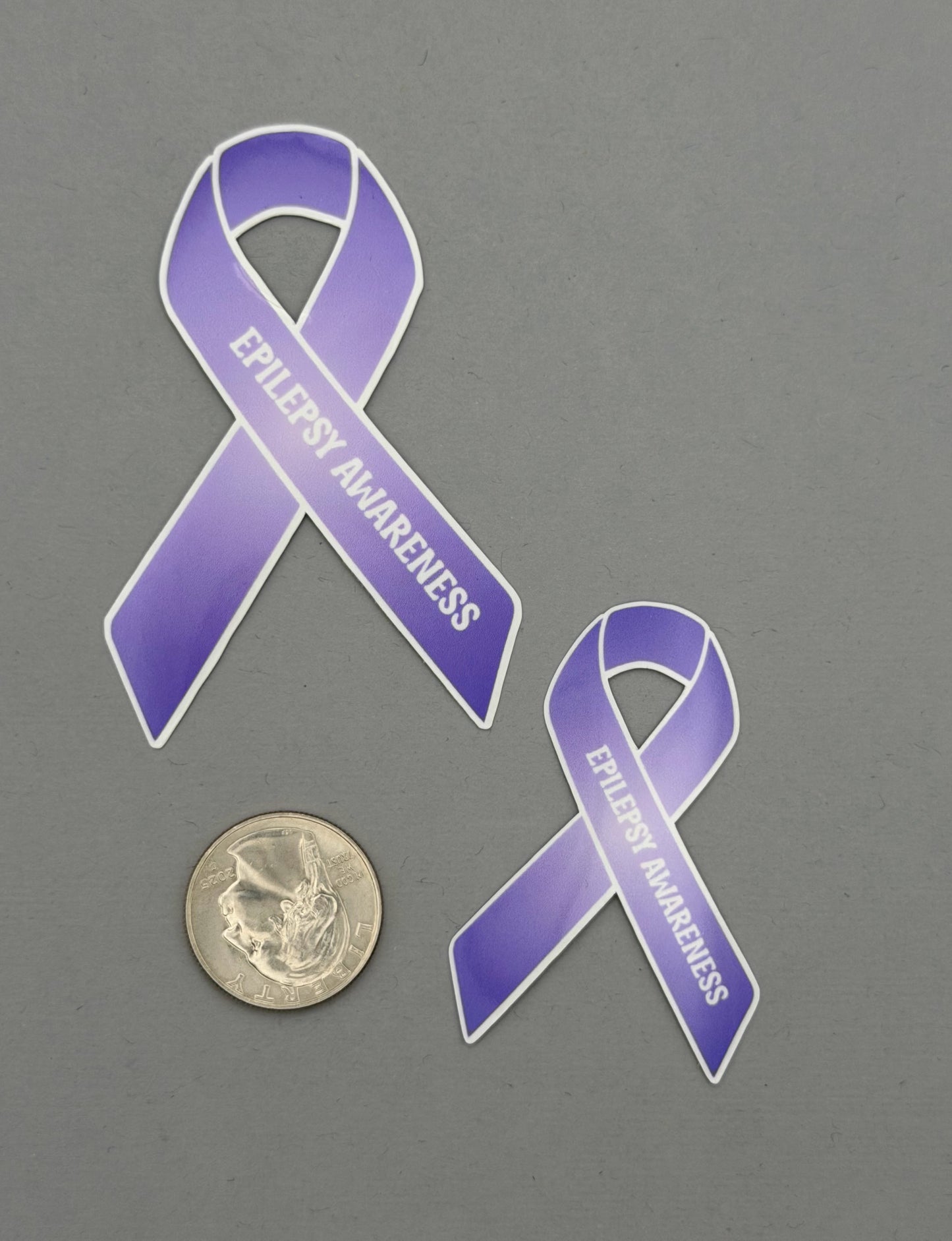 Epilepsy Awareness Ribbon Sticker