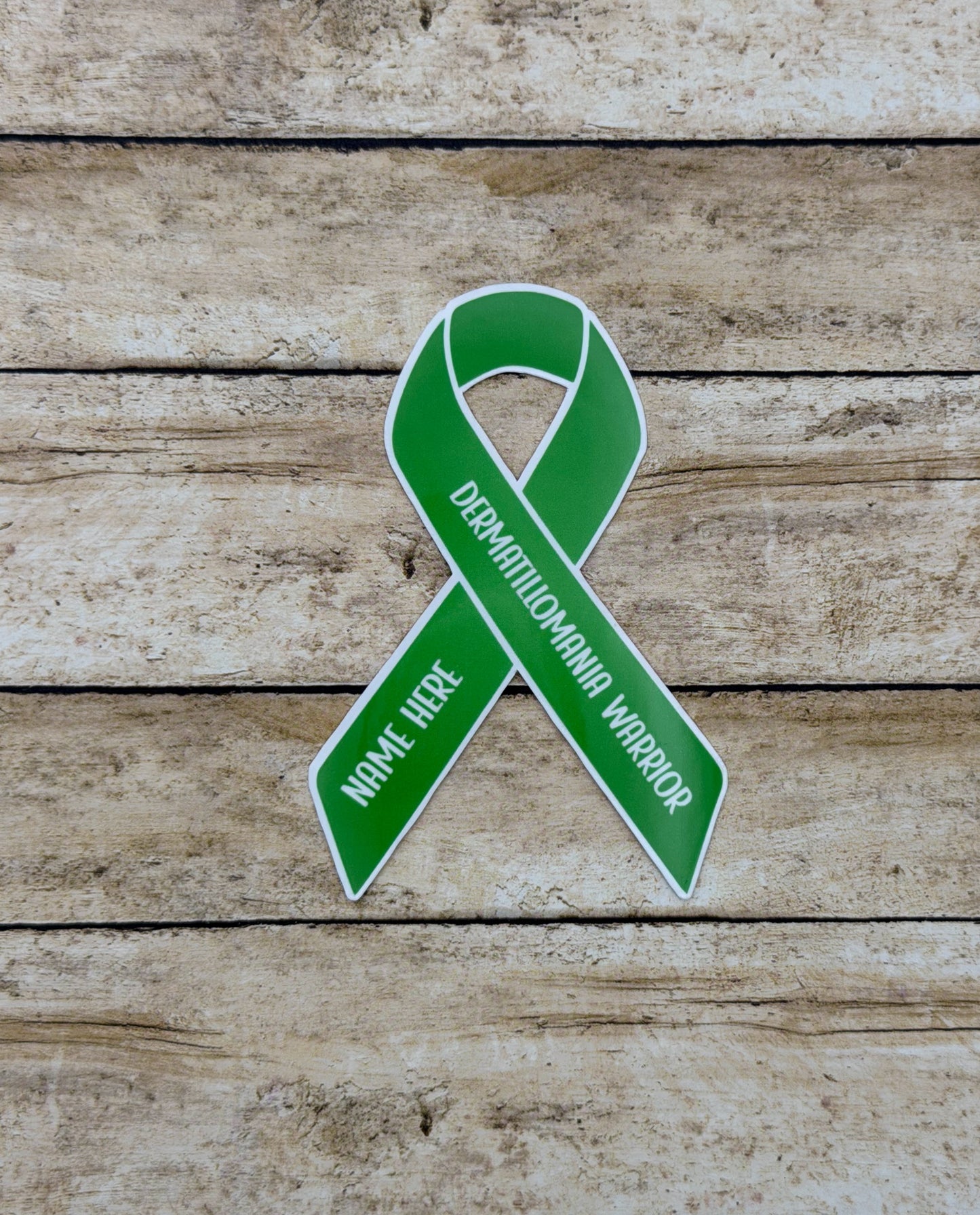 Dermatillomania Warrior Custom Ribbon Sticker or Magnet