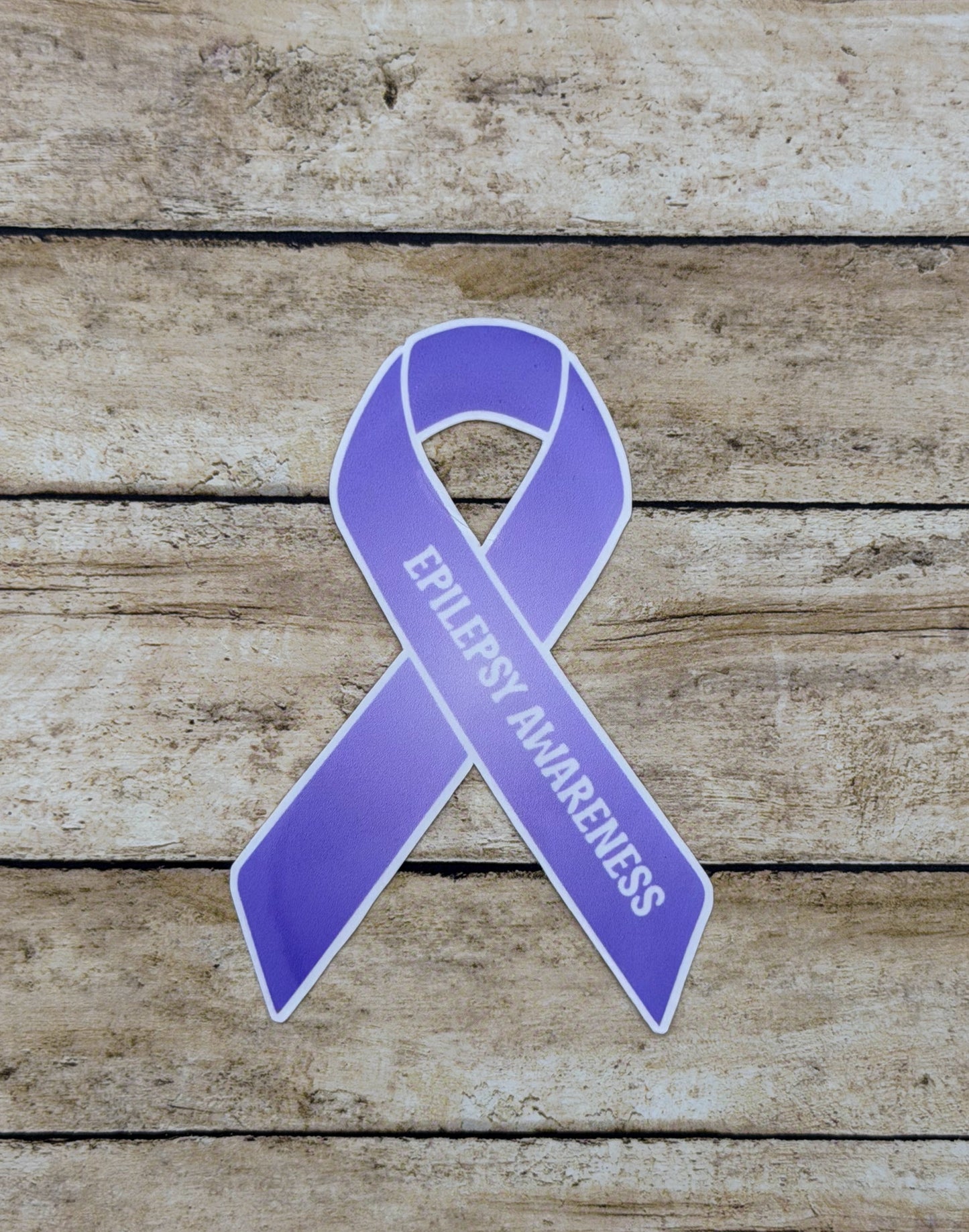 Epilepsy Awareness Ribbon Sticker