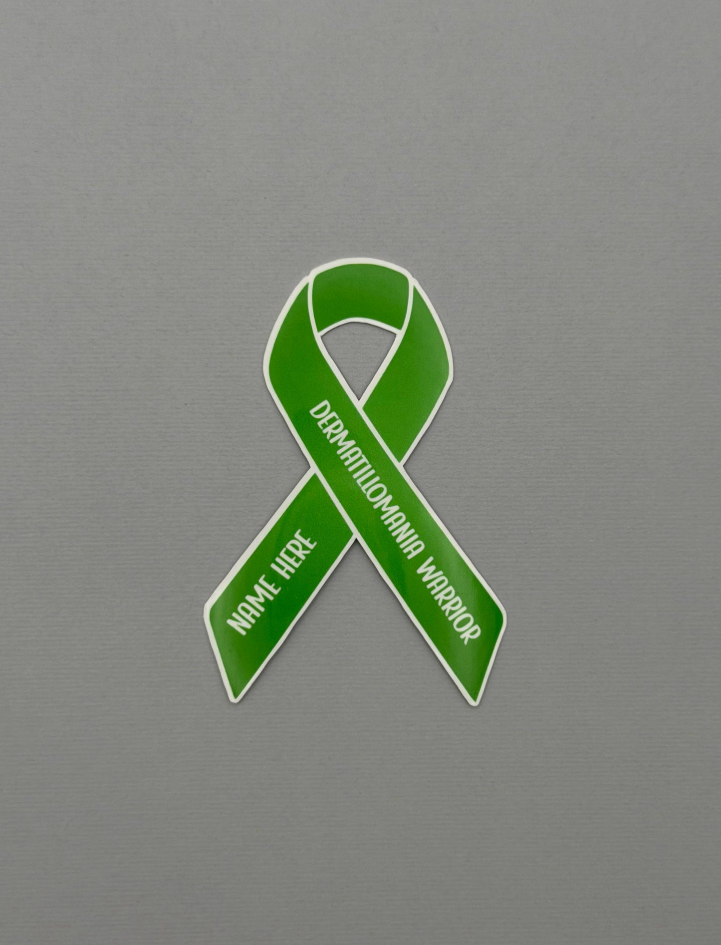 Dermatillomania Warrior Custom Ribbon Sticker or Magnet